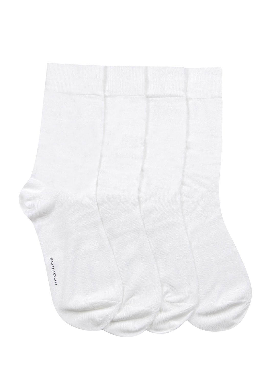 

Bonjour Men Set of 4 White Socks