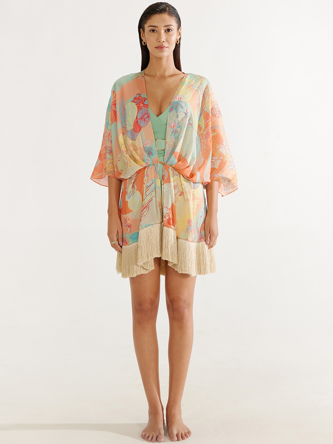 

Tizzi Printed Cover-Up Dress, Multi