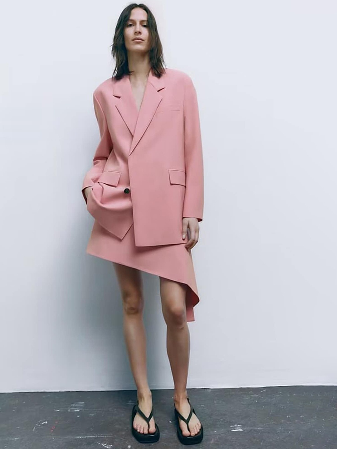 

LULU & SKY A-Line Mini Length Skirt, Pink