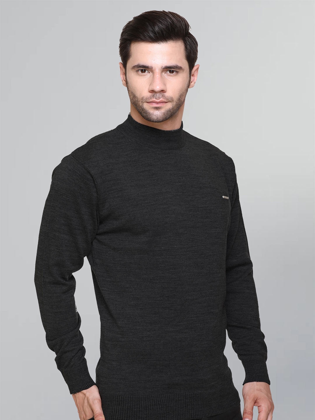 

GODFREY Woollen Pullover Sweater, Charcoal