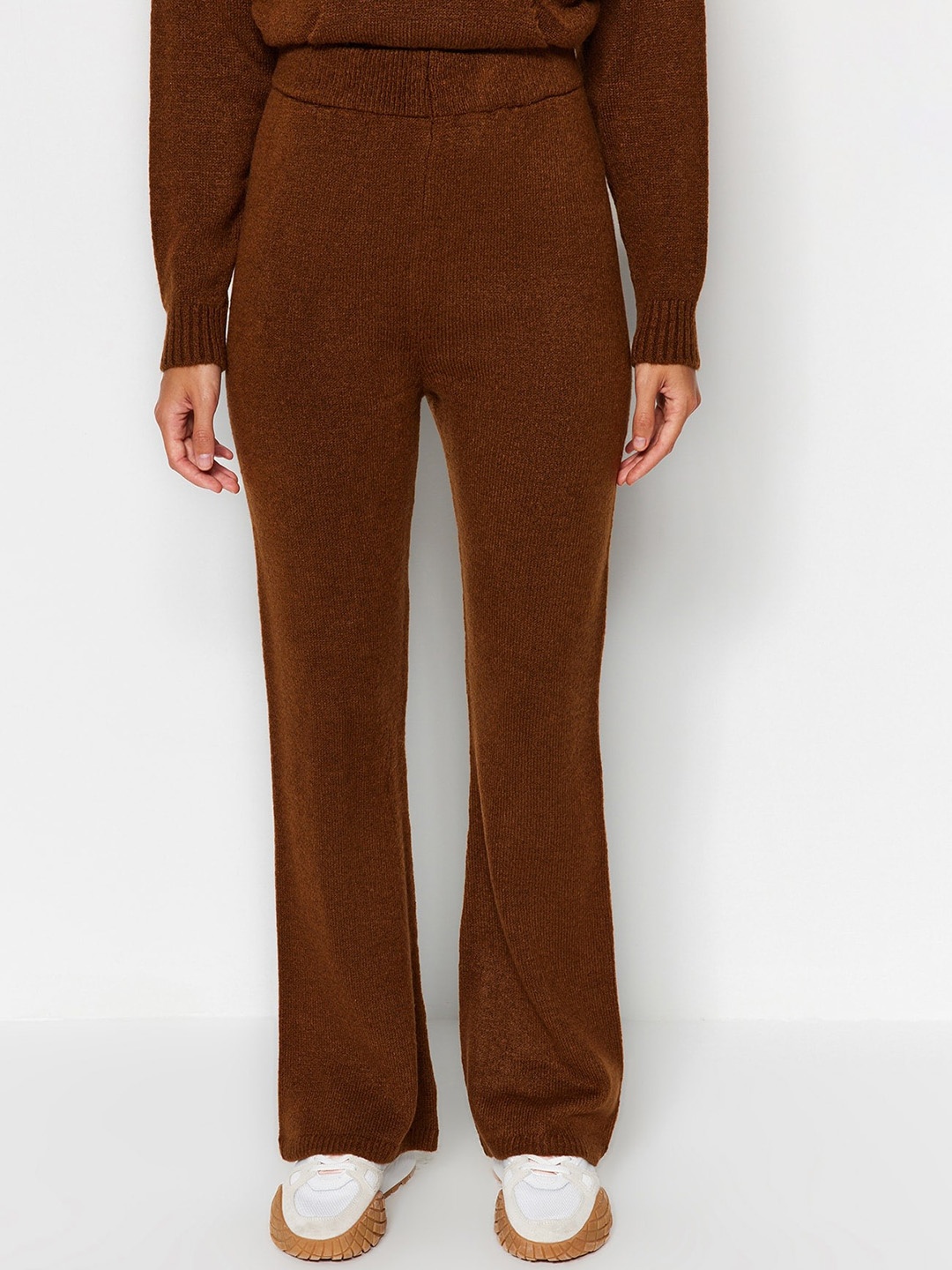 

Trendyol Sweater With Wide-Leg Trousers, Brown