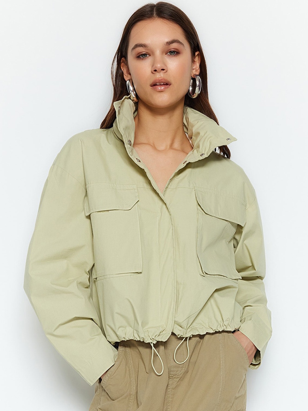 

Trendyol Women Bomber Jacket, Khaki