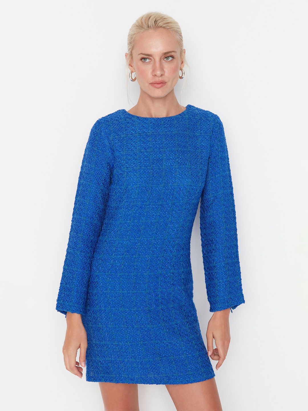 

Trendyol A-Line Mini Dress, Blue