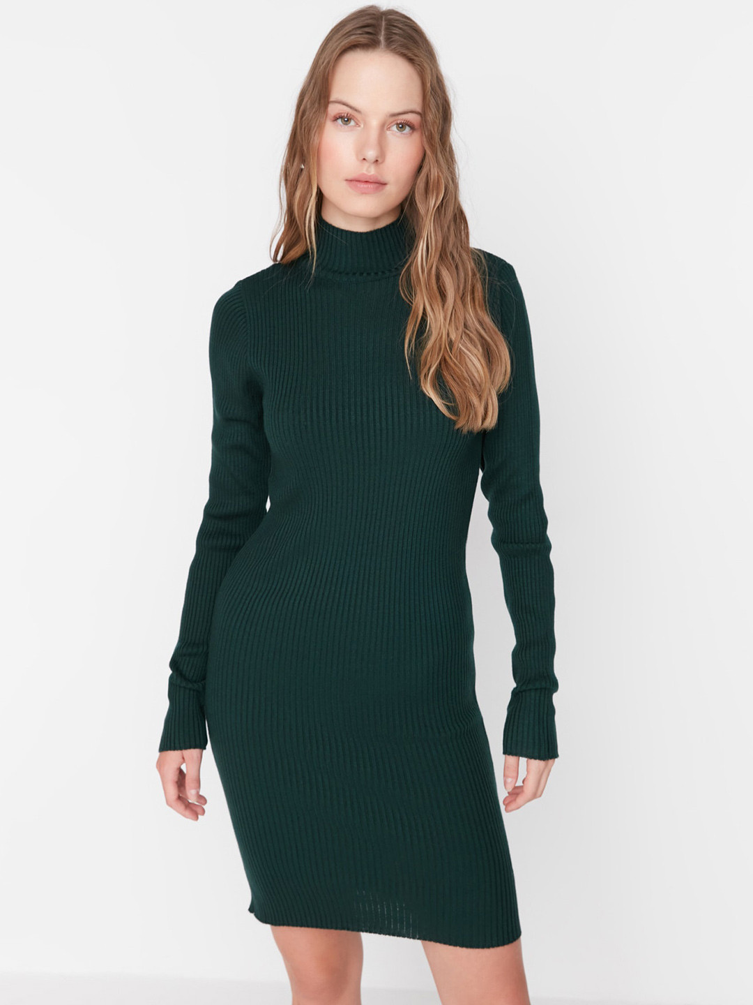 

Trendyol Striped Bodycon Dress, Na