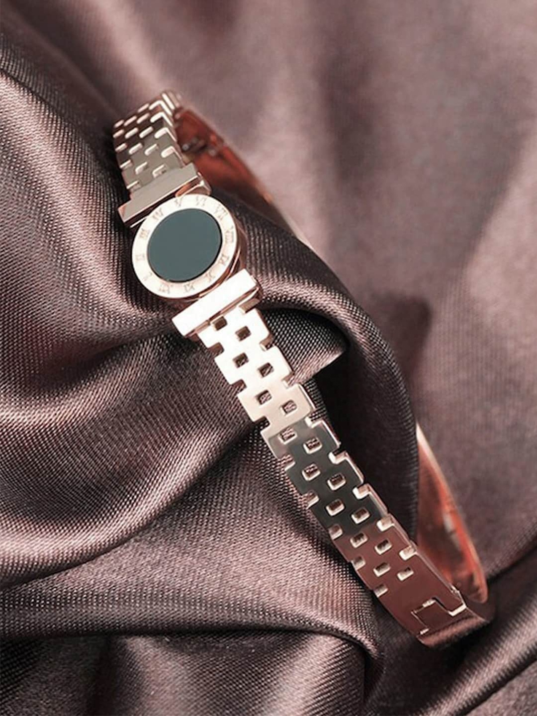 

Designs & You Women Rose Gold-Plated Bangle-Style Bracelet