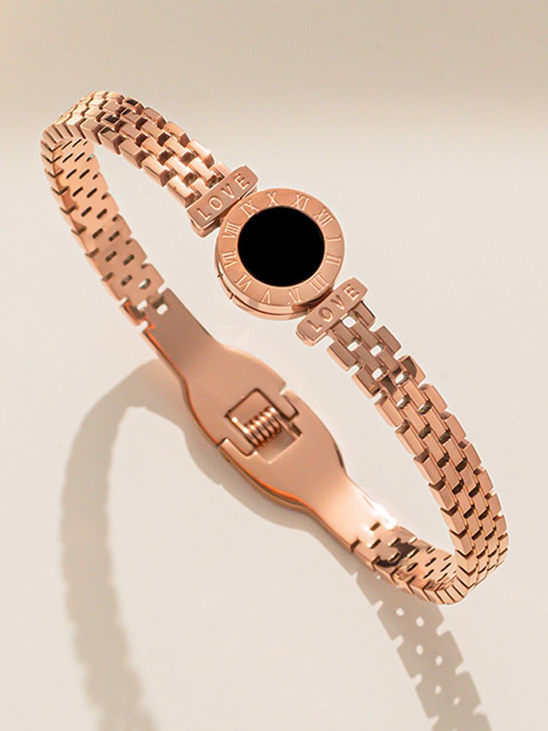 

Designs & You Gold-Plated Bangle-Style Bracelet, Rose gold