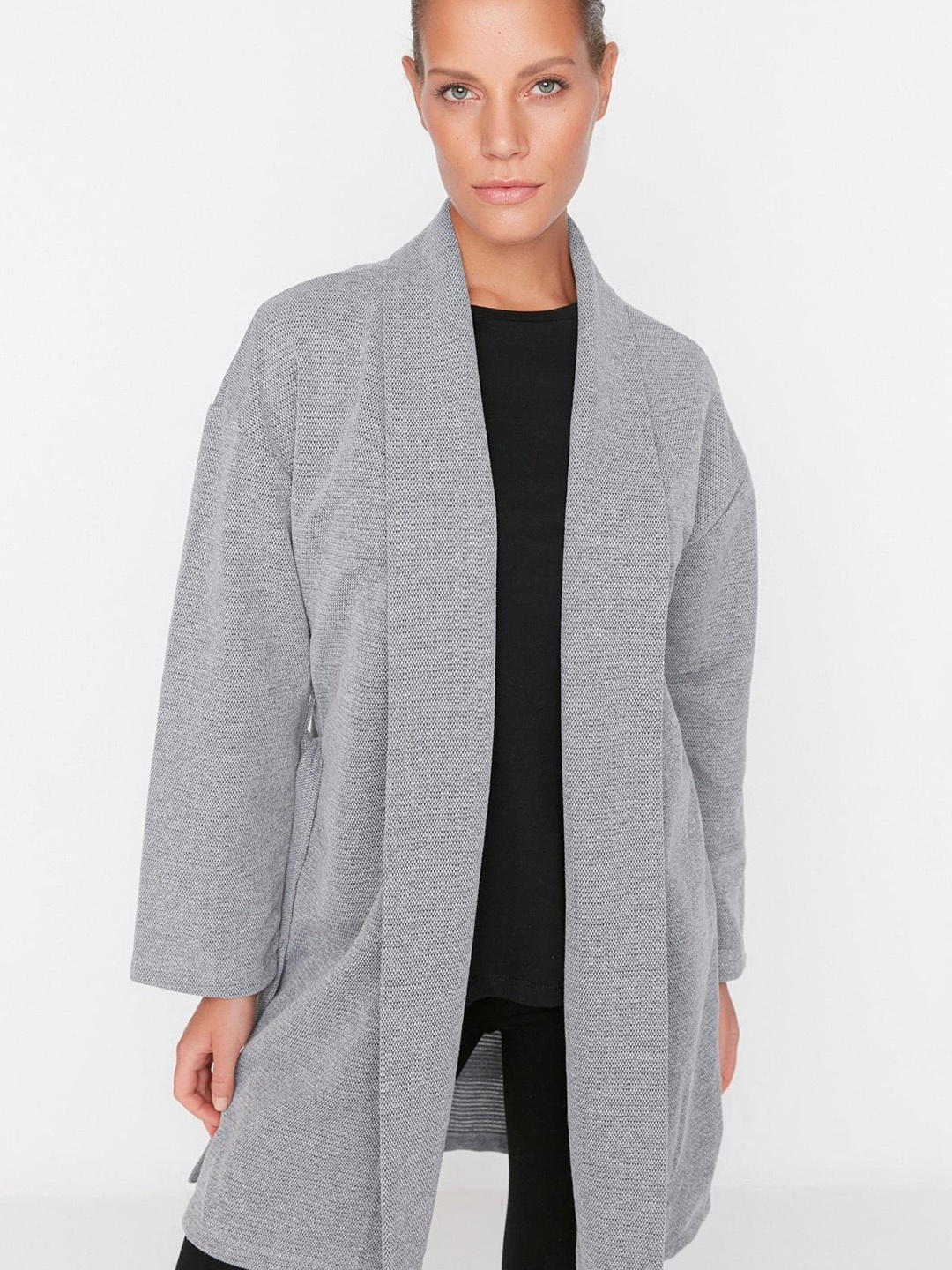 

Trendyol Self-Design Robe, Grey