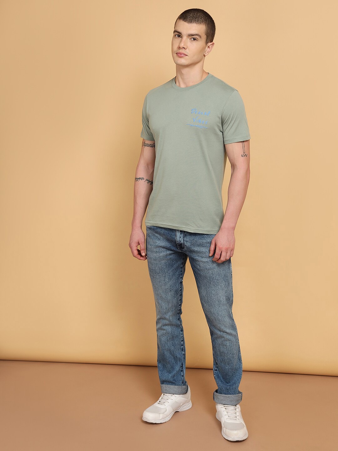 

Wrangler Typography Printed T-shirt, Green