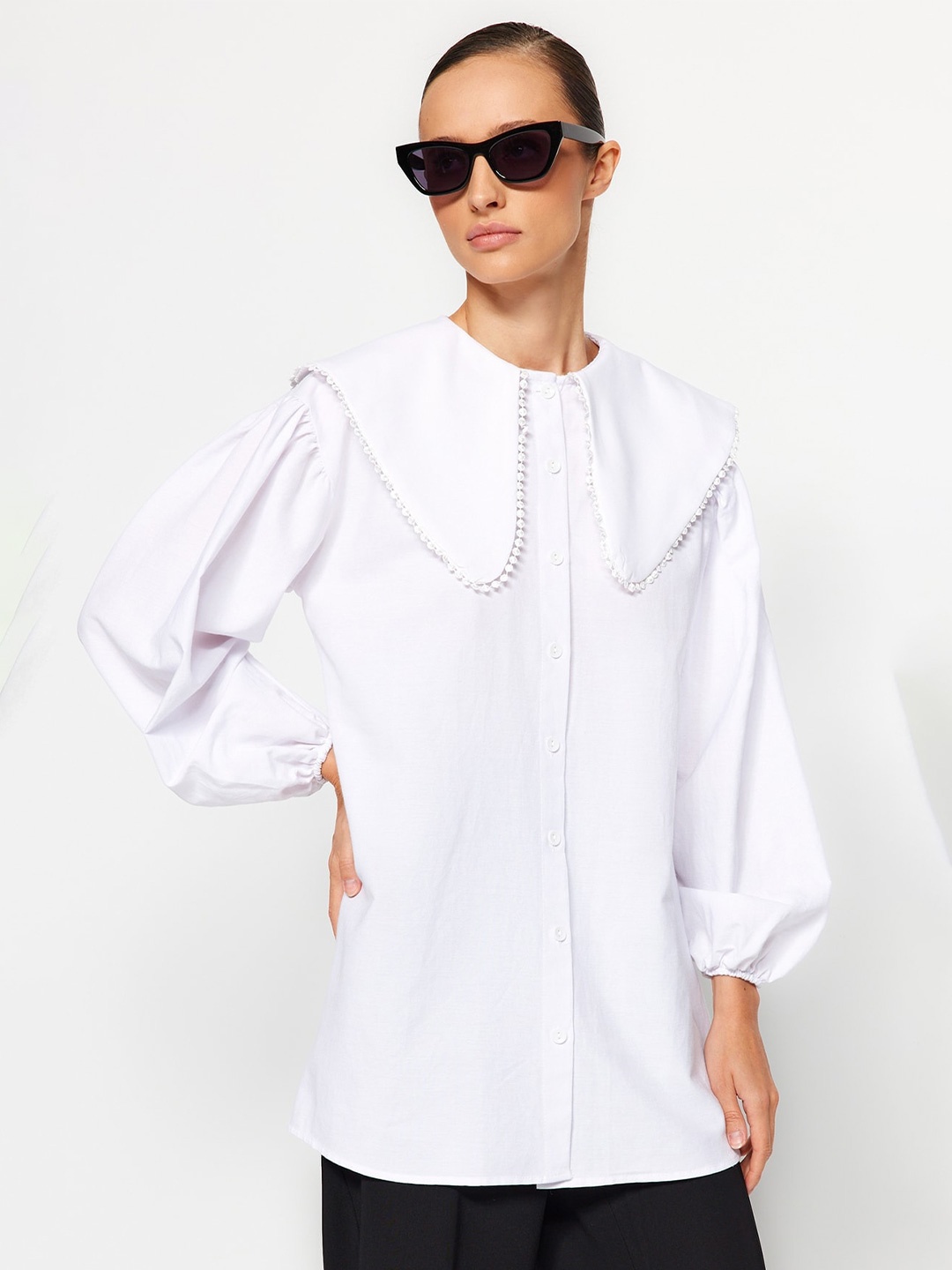 

Trendyol Women Opaque Casual Shirt, Na