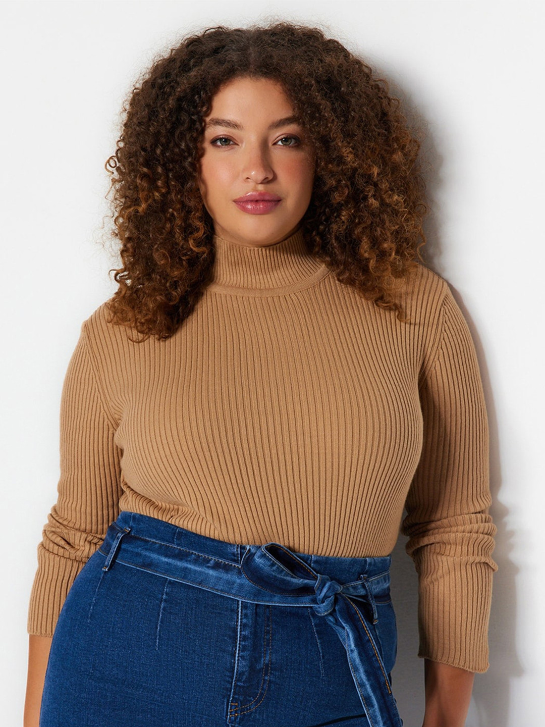 

Trendyol Women Brown Pullover