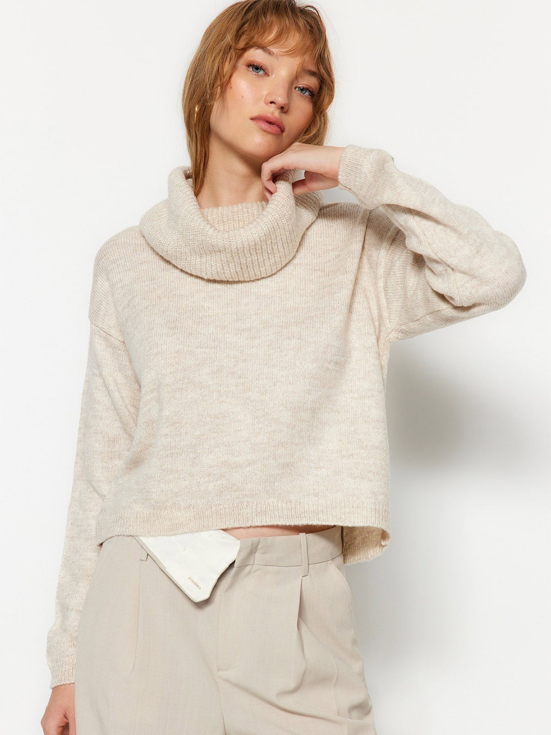 

Trendyol Turtle Neck Pullover, Grey