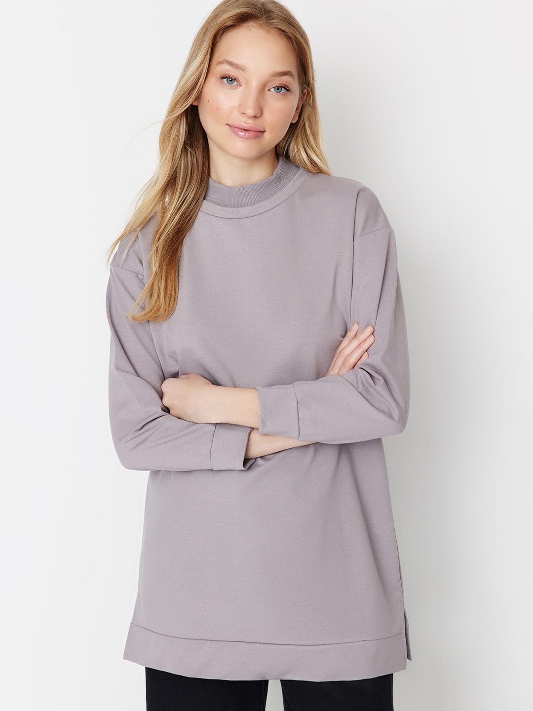 

Trendyol Turtle Neck Sweatshirt, Grey