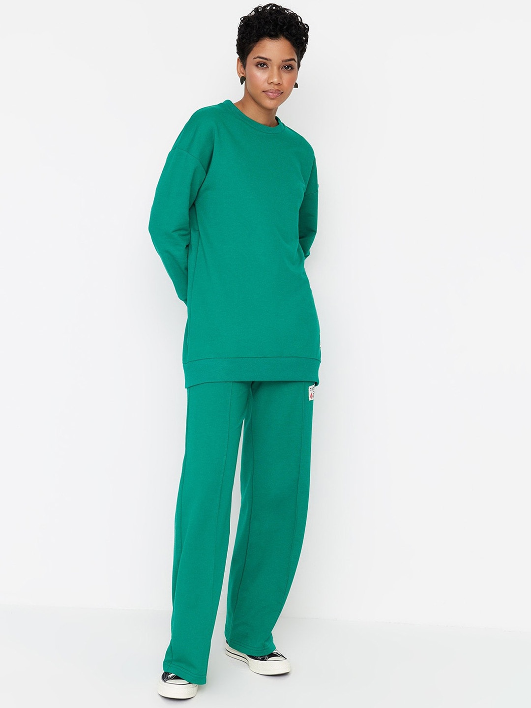 

Trendyol Round Neck Tracksuits, Green