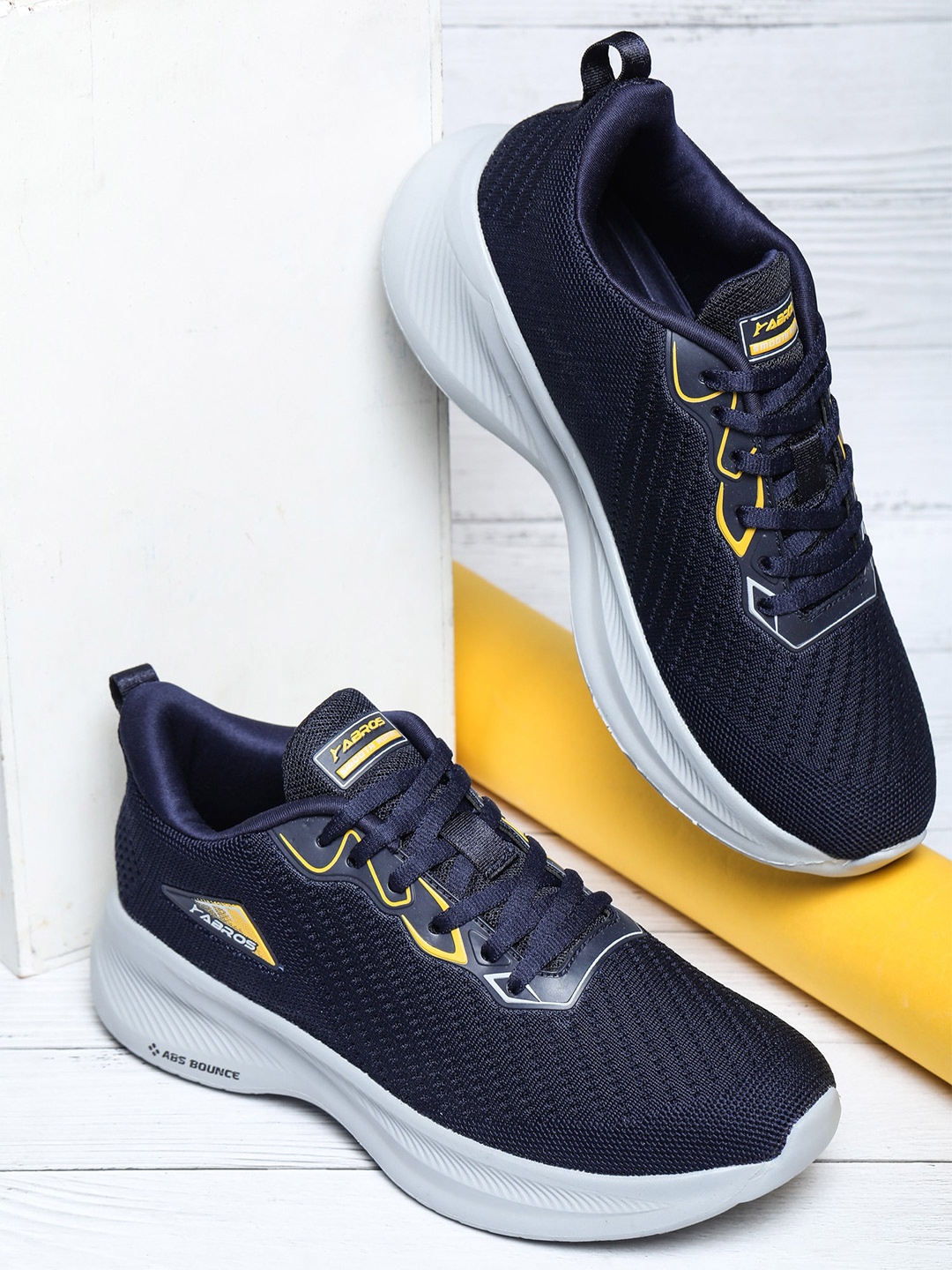 

ABROS Men Inter Ceptor-3 Running Sports Shoes, Navy blue