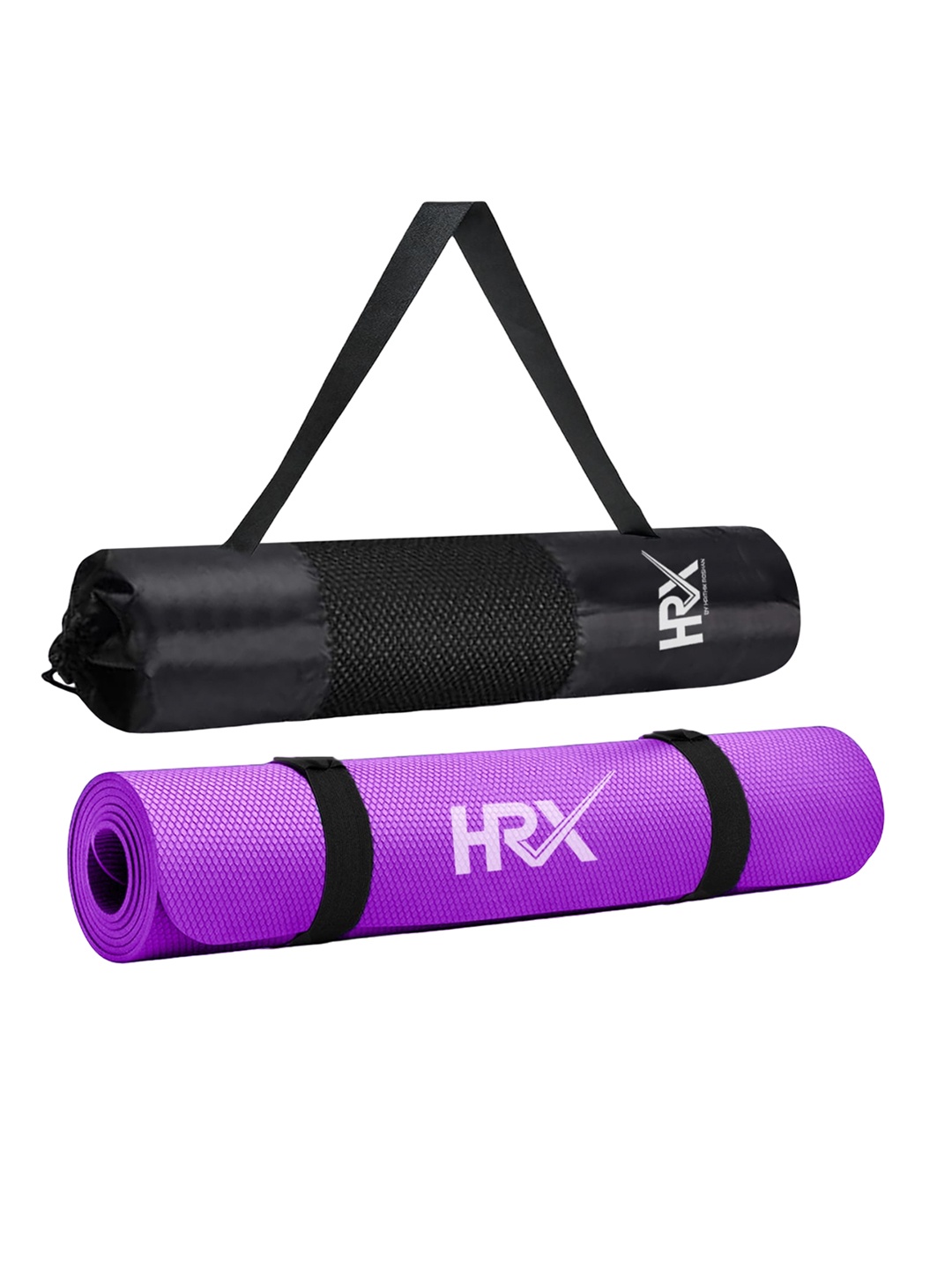 

HRX by Hrithik Roshan Anti-Slip Moisture-Absorbent Yoga Mat, Purple