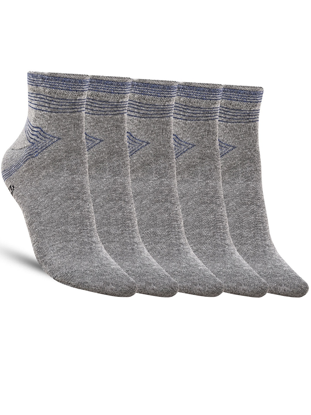 

Dollar Socks Men Assorted Pack Of 5 Sweat Absorbency Cotton Above Ankle-Length Socks