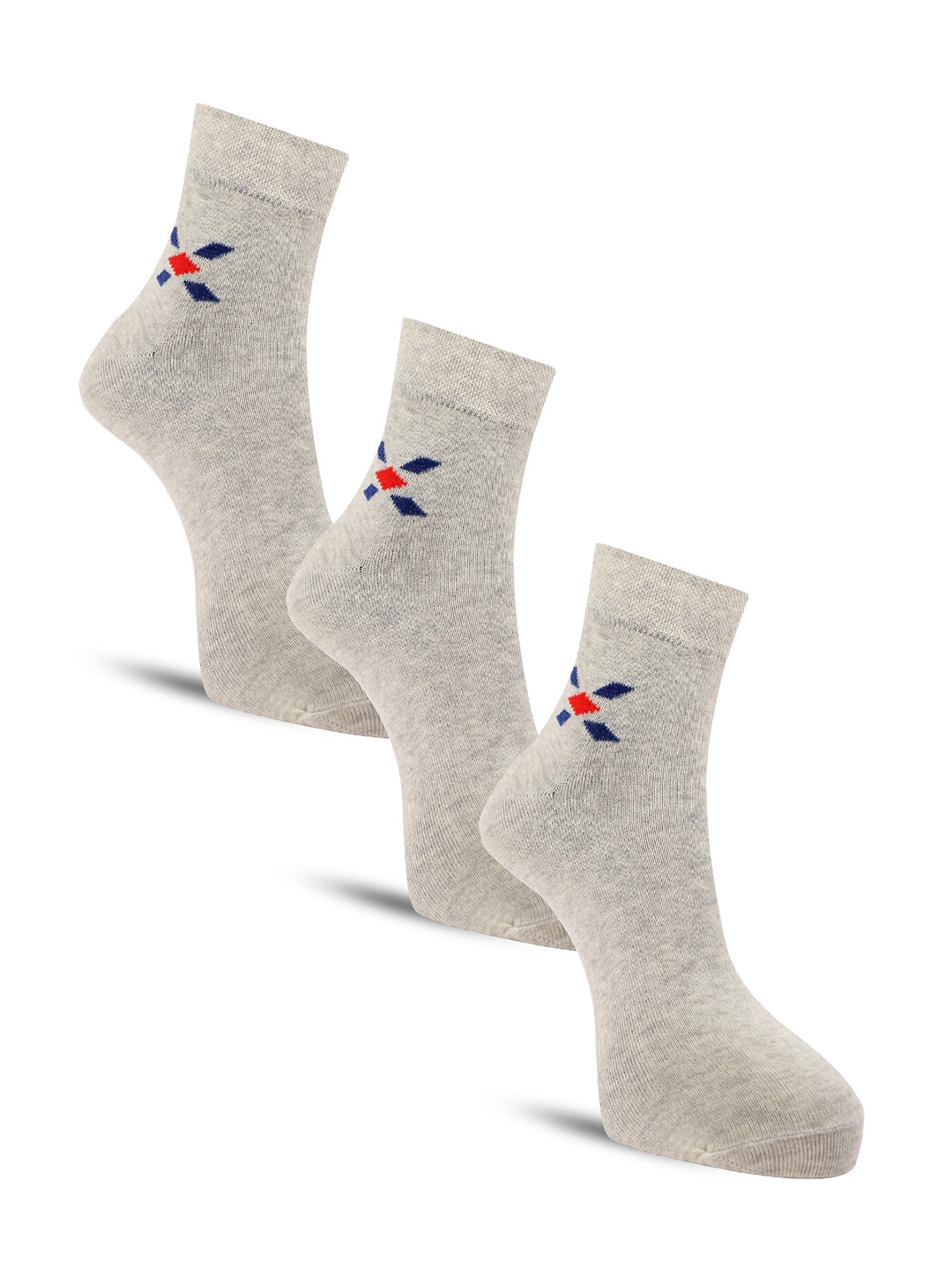 

Dollar Socks Men Pack Of 3 Assorted Cotton Ankle Length Socks