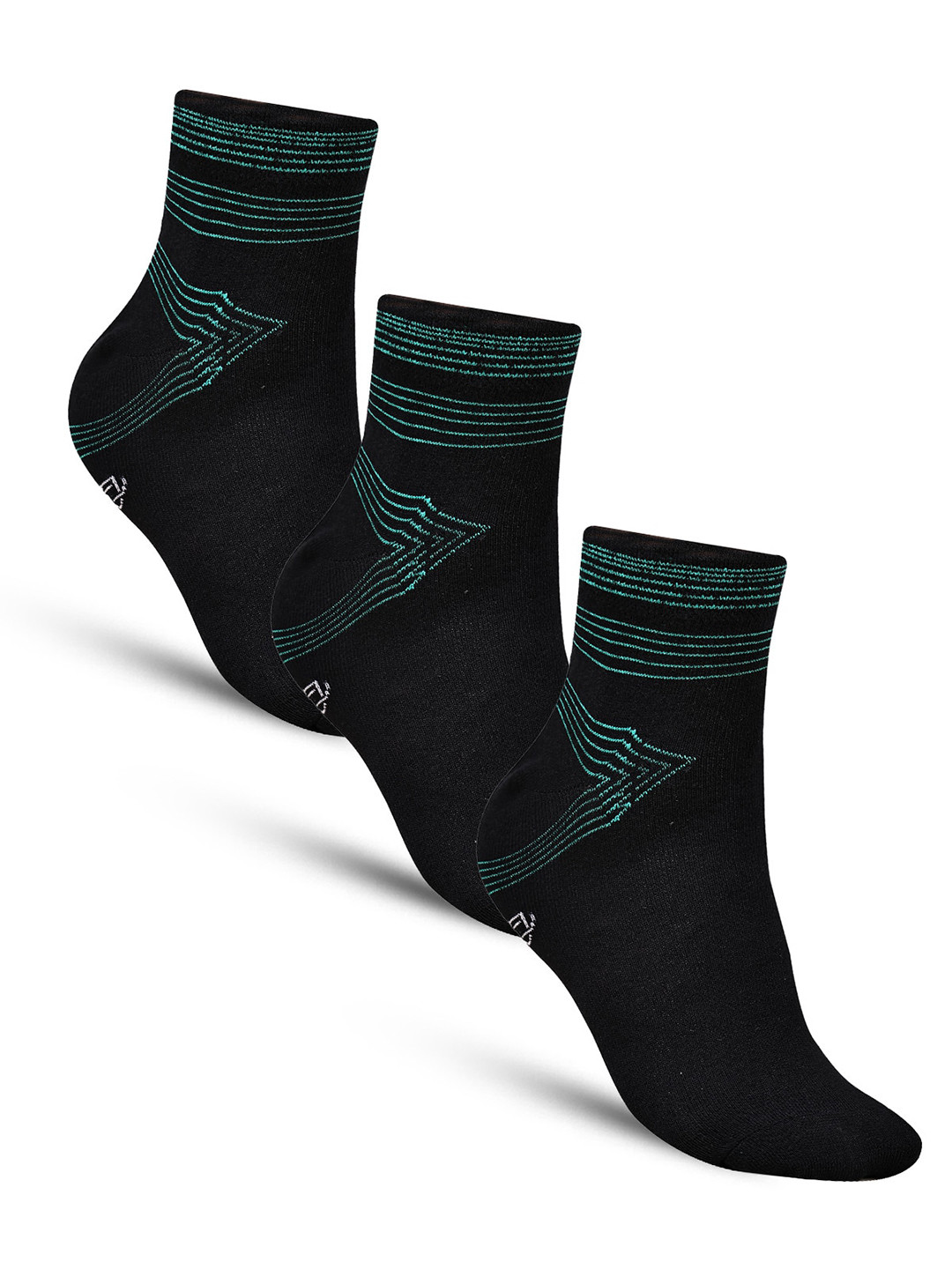 

Dollar Socks Men Pack Of 3 Assorted Sweat Absorbency Cotton Ankle-Length Socks