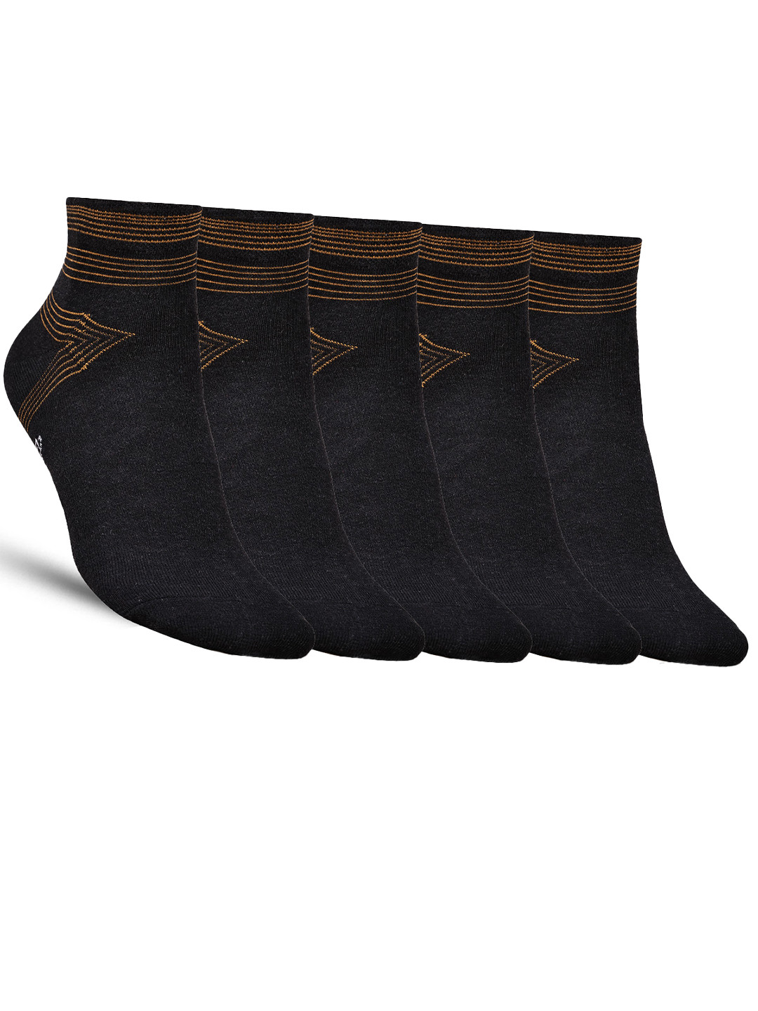 

Dollar Socks Men Assorted Pack Of 5 Cotton Above Ankle-Length Socks