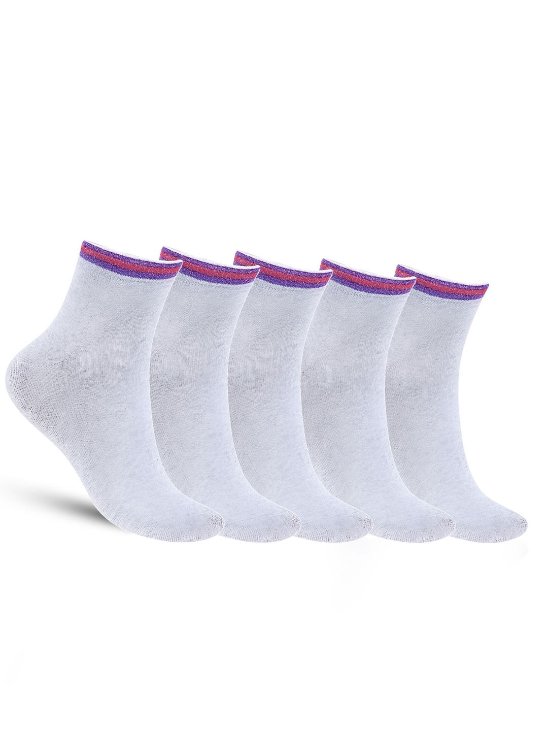 

Dollar Socks Men Pack Of 5 Assorted Cotton Ankle Length Socks