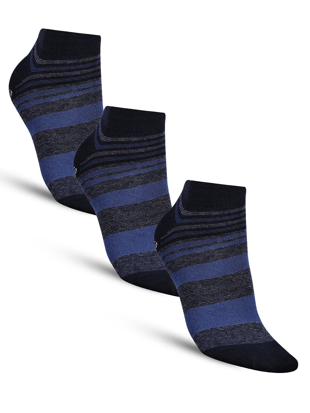 

Dollar Socks Men Pack Of 3 Assorted Cotton Ankle Length Socks