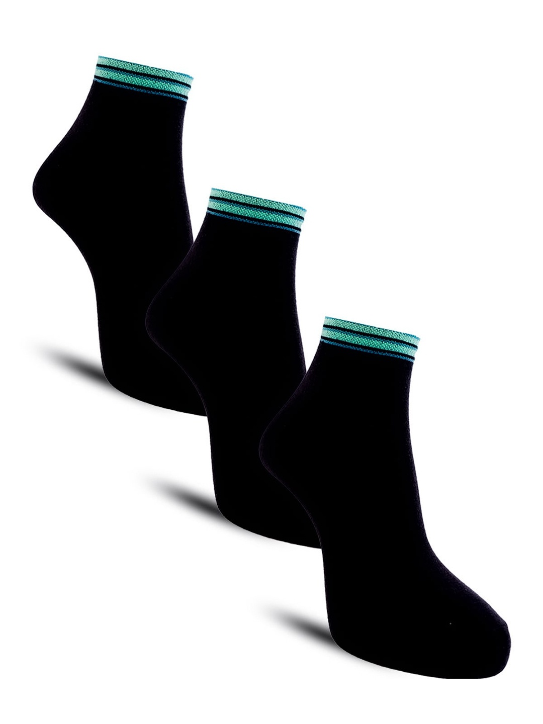 Dollar Socks Men Pack Of 3 Assorted Cotton Ankle Length Socks