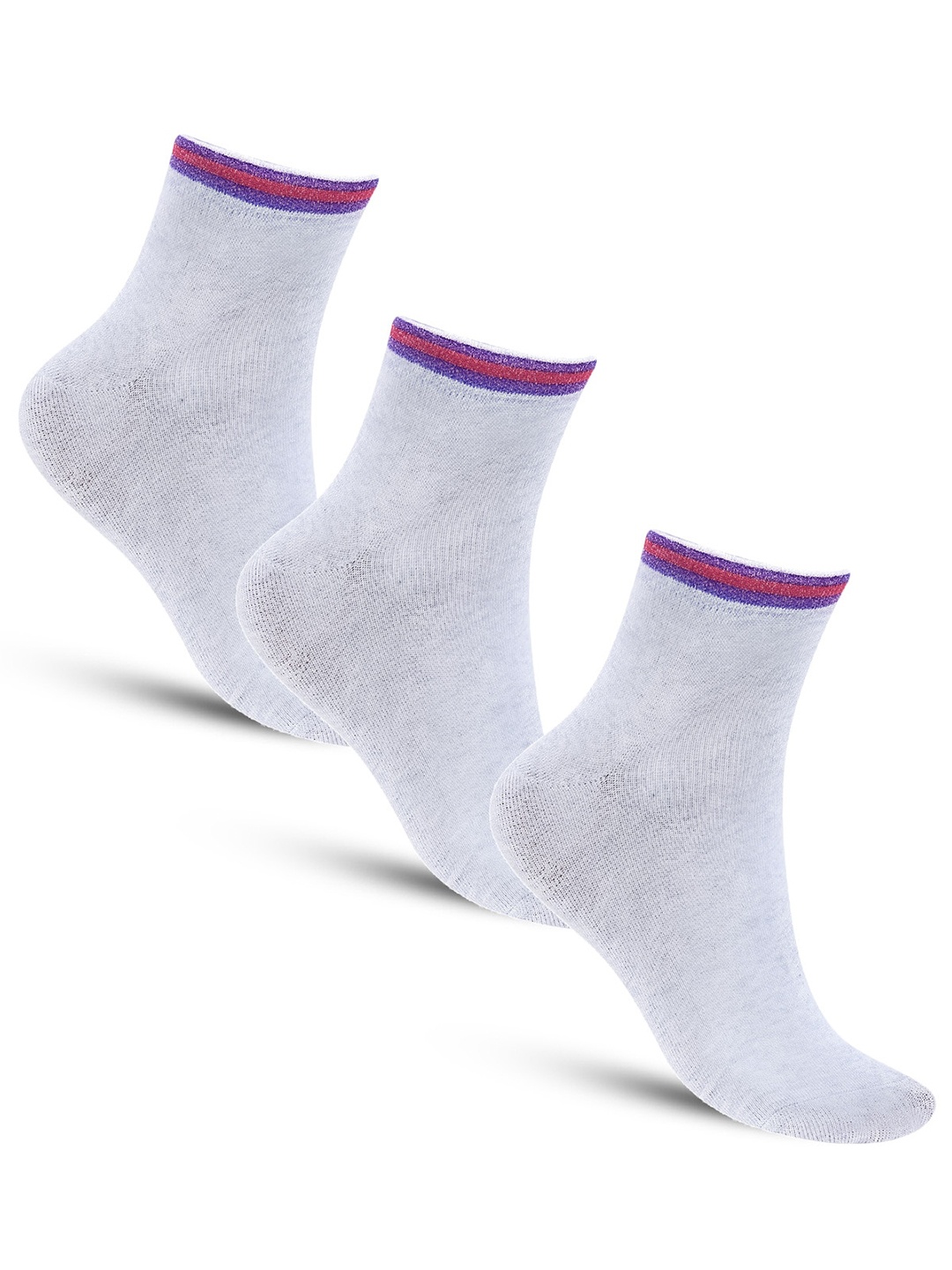 

Dollar Socks Men Pack Of 3 Assorted Ankle-Length Socks