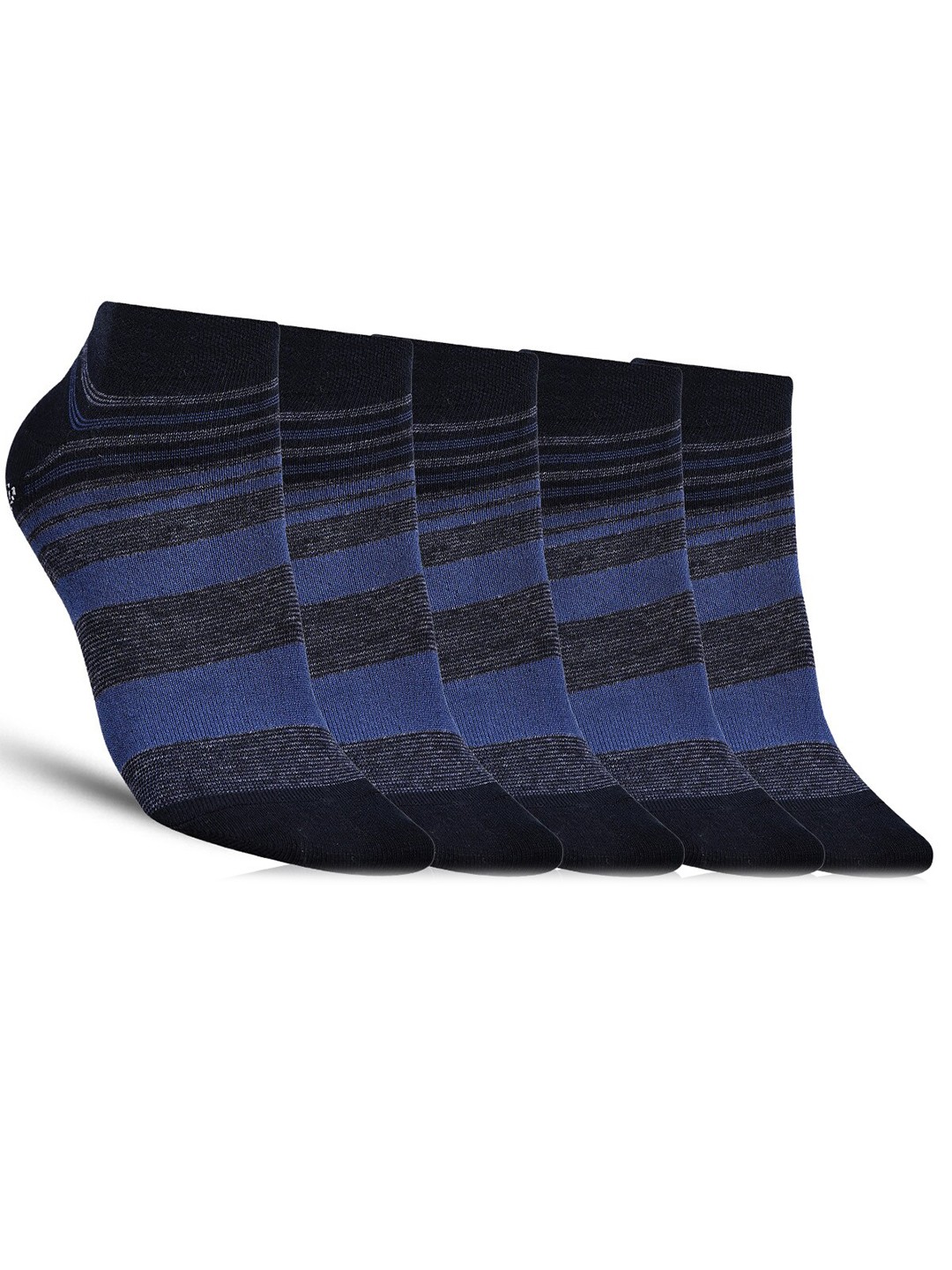 

Dollar Socks Men Pack Of 5 Assorted Cotton Ankle Length Socks
