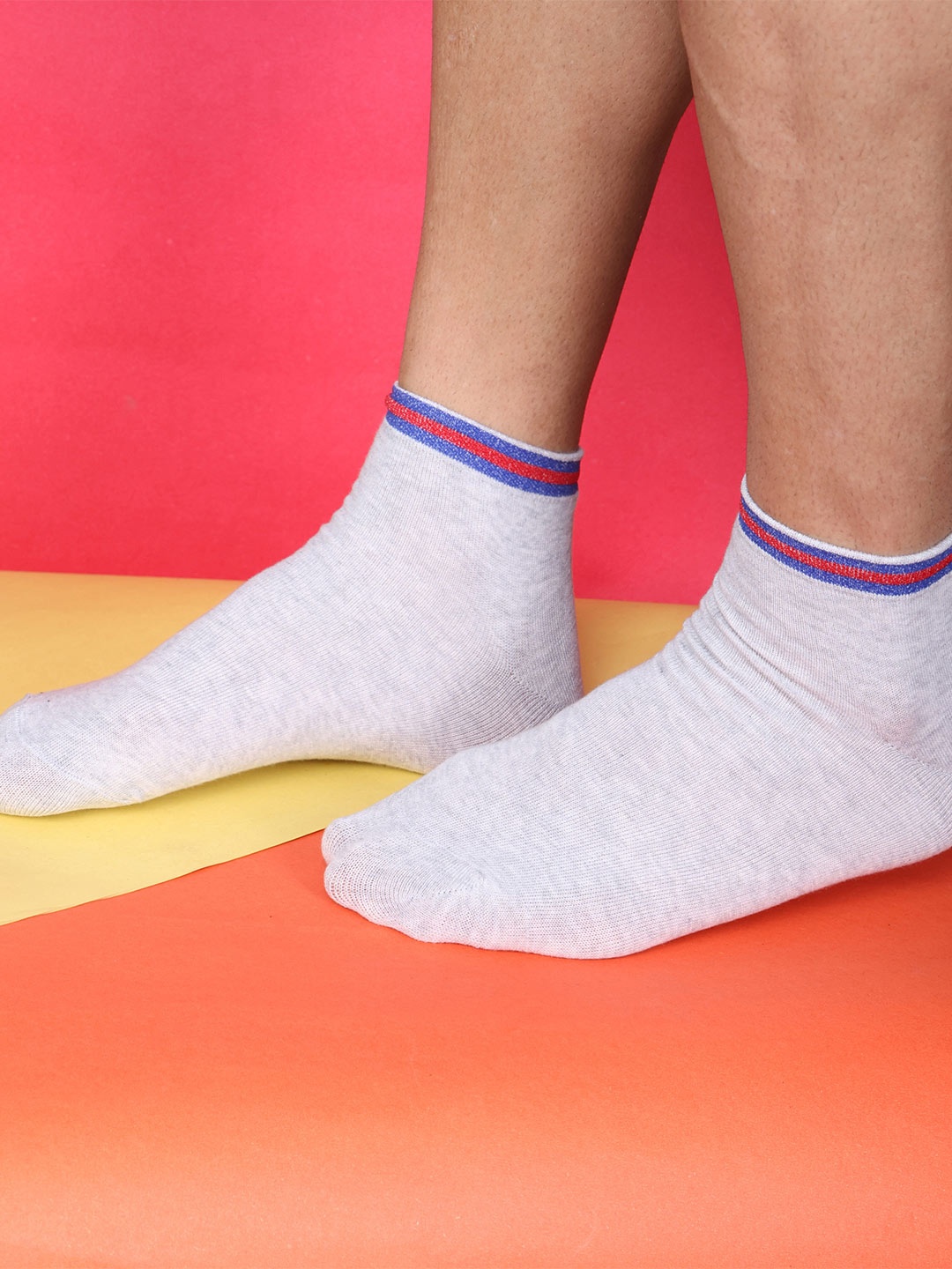 

Dollar Socks Men Pack Of 3 Assorted Ankle Length Socks