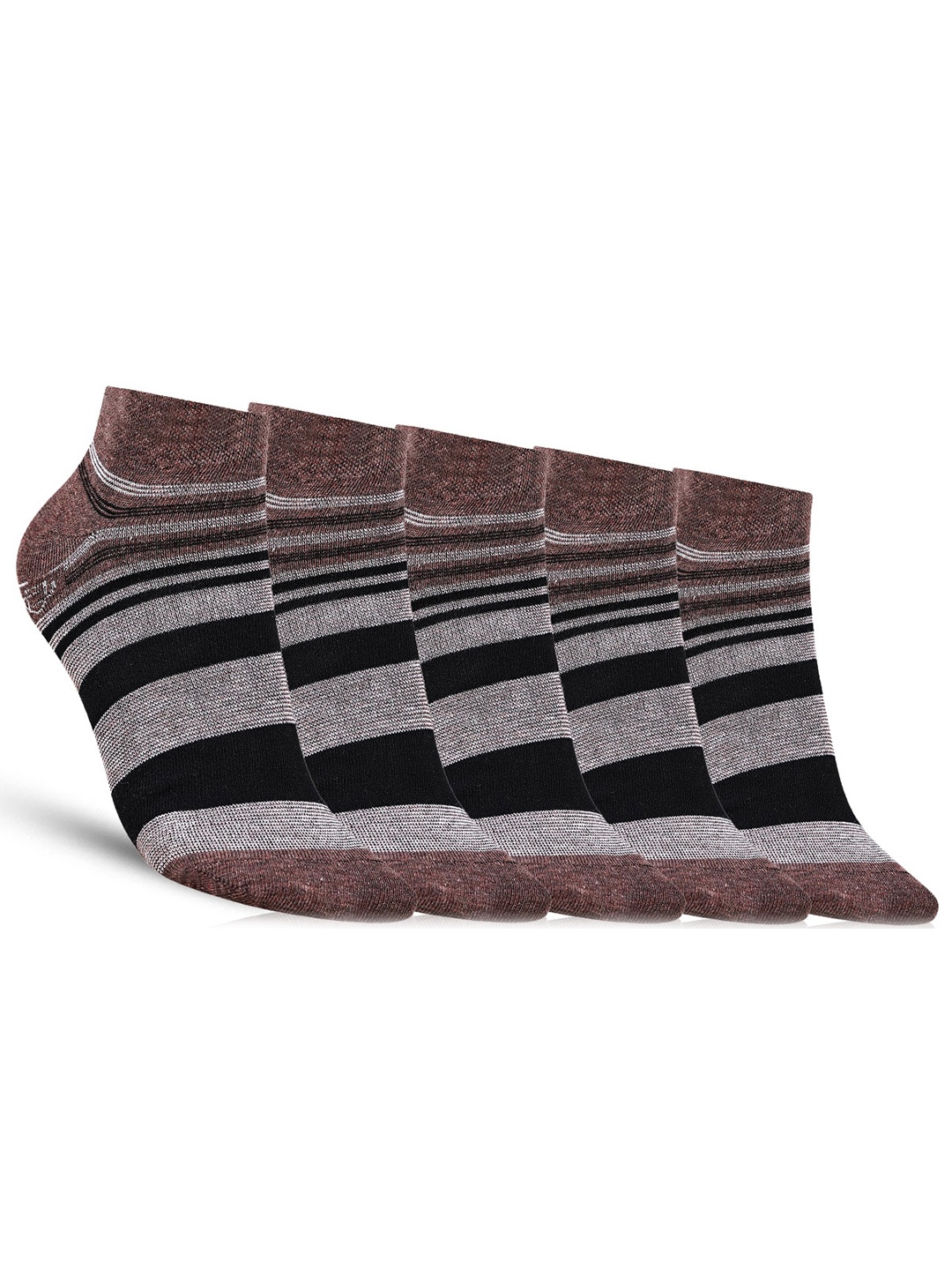 

Dollar Socks Men Pack Of 5 Assorted Cotton Ankle Length Socks