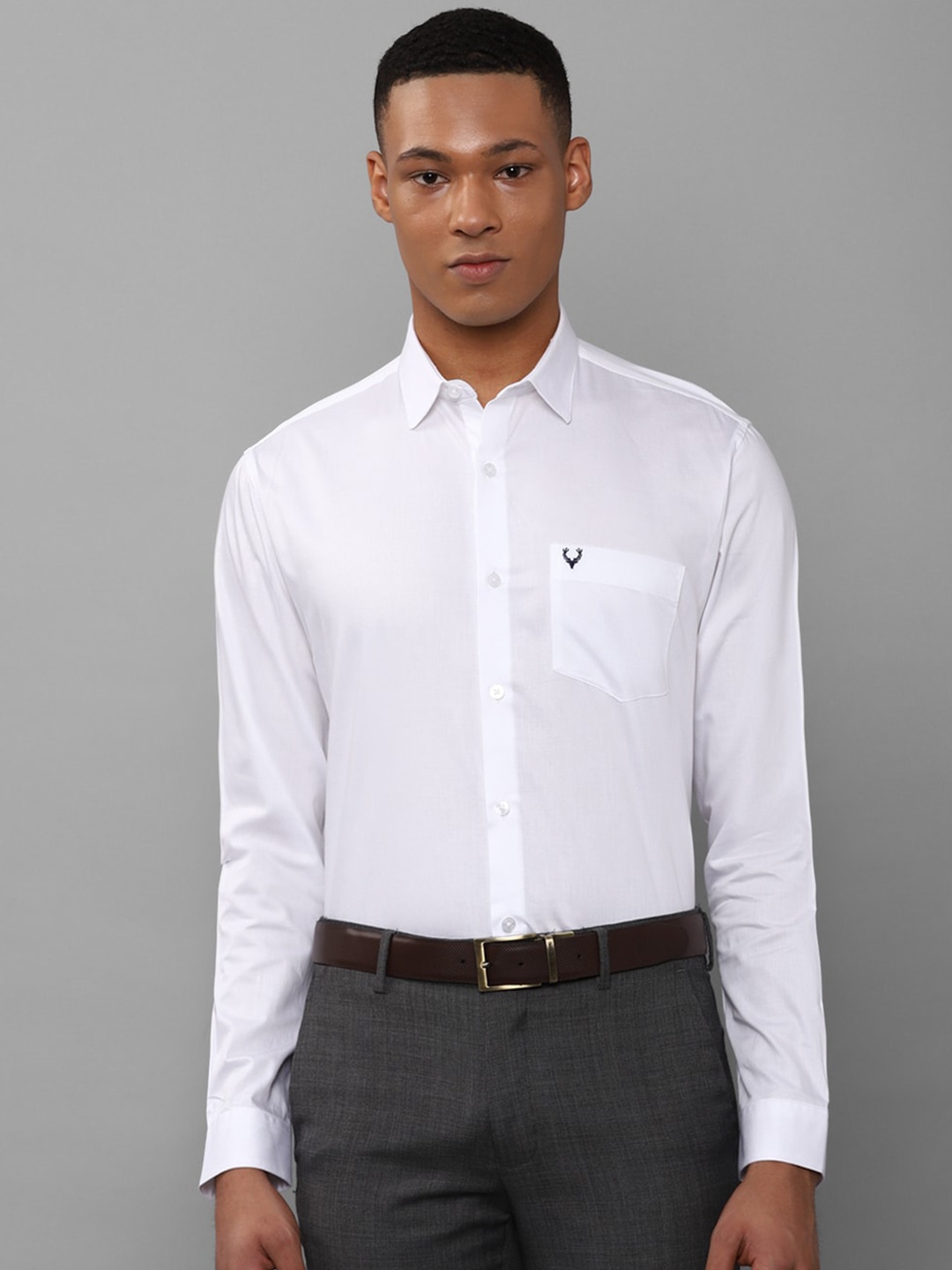 

Allen Solly Slim Fit Classic Cotton Formal Shirt, White