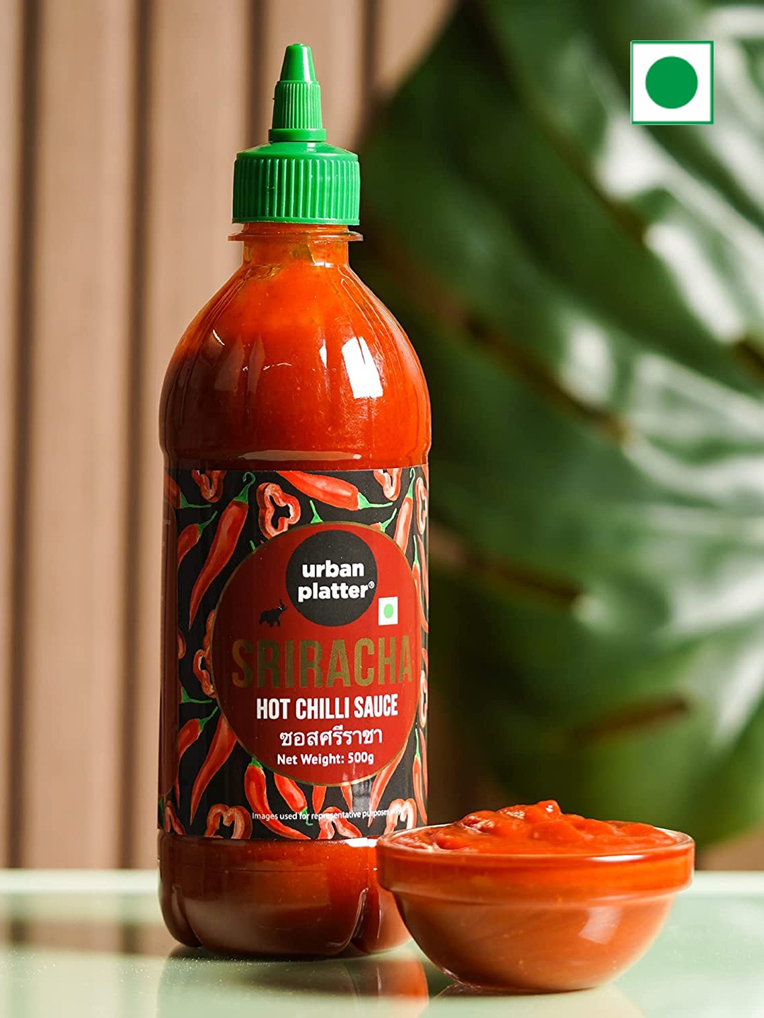 

URBAN PLATTER Sriracha Hot Chilli Sauce-500gms, Red