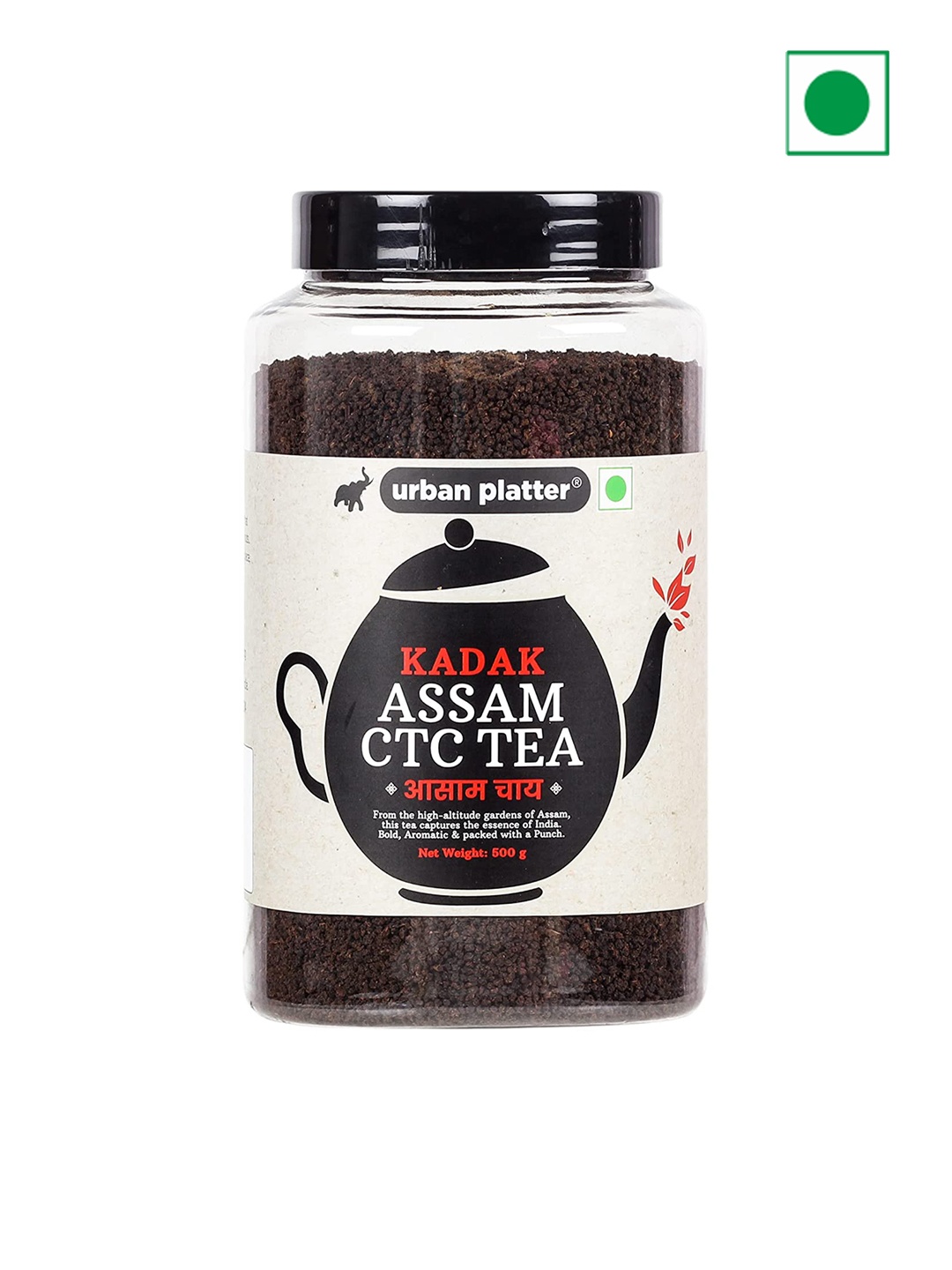 

URBAN PLATTER Kadak Assam CTC Tea 500 g, Black