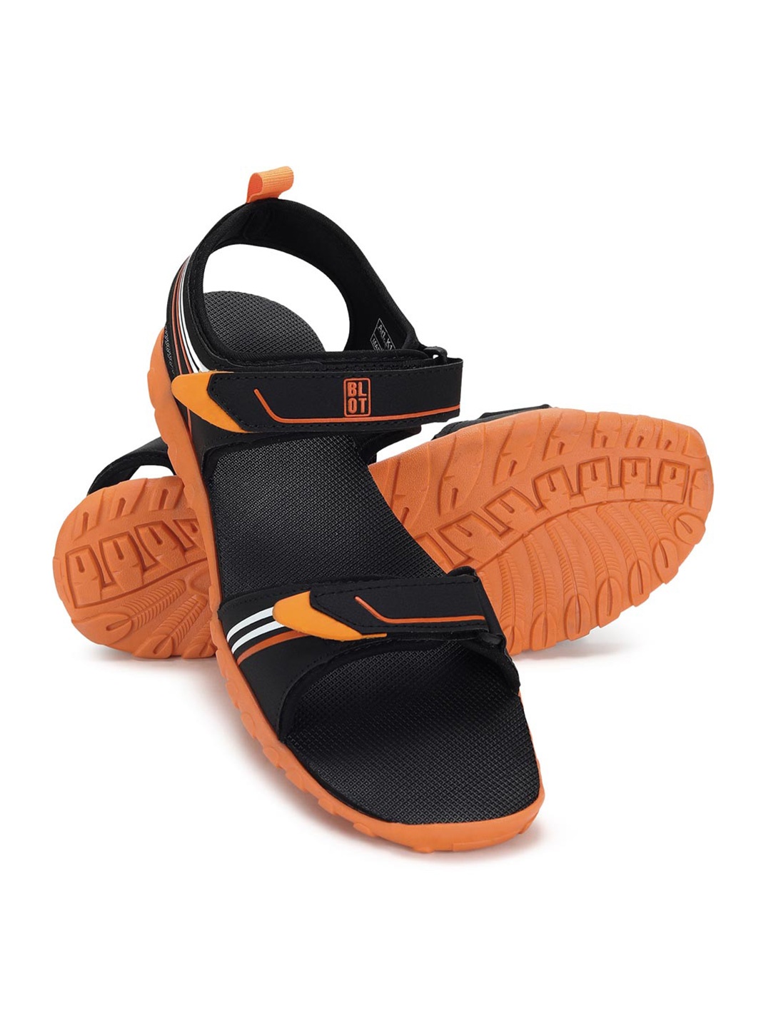 

Paragon Men K1421G Blot Stylish Lightweight Daily Durable Sports Sandals, Orange