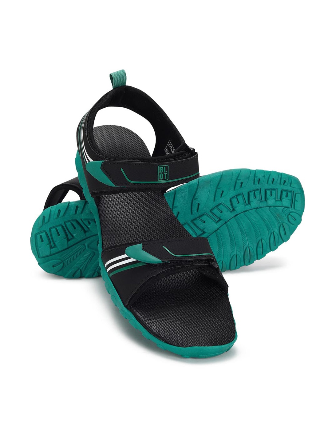 

Paragon Men K1421G Blot Stylish Lightweight Daily Durable Sports Sandals, Black