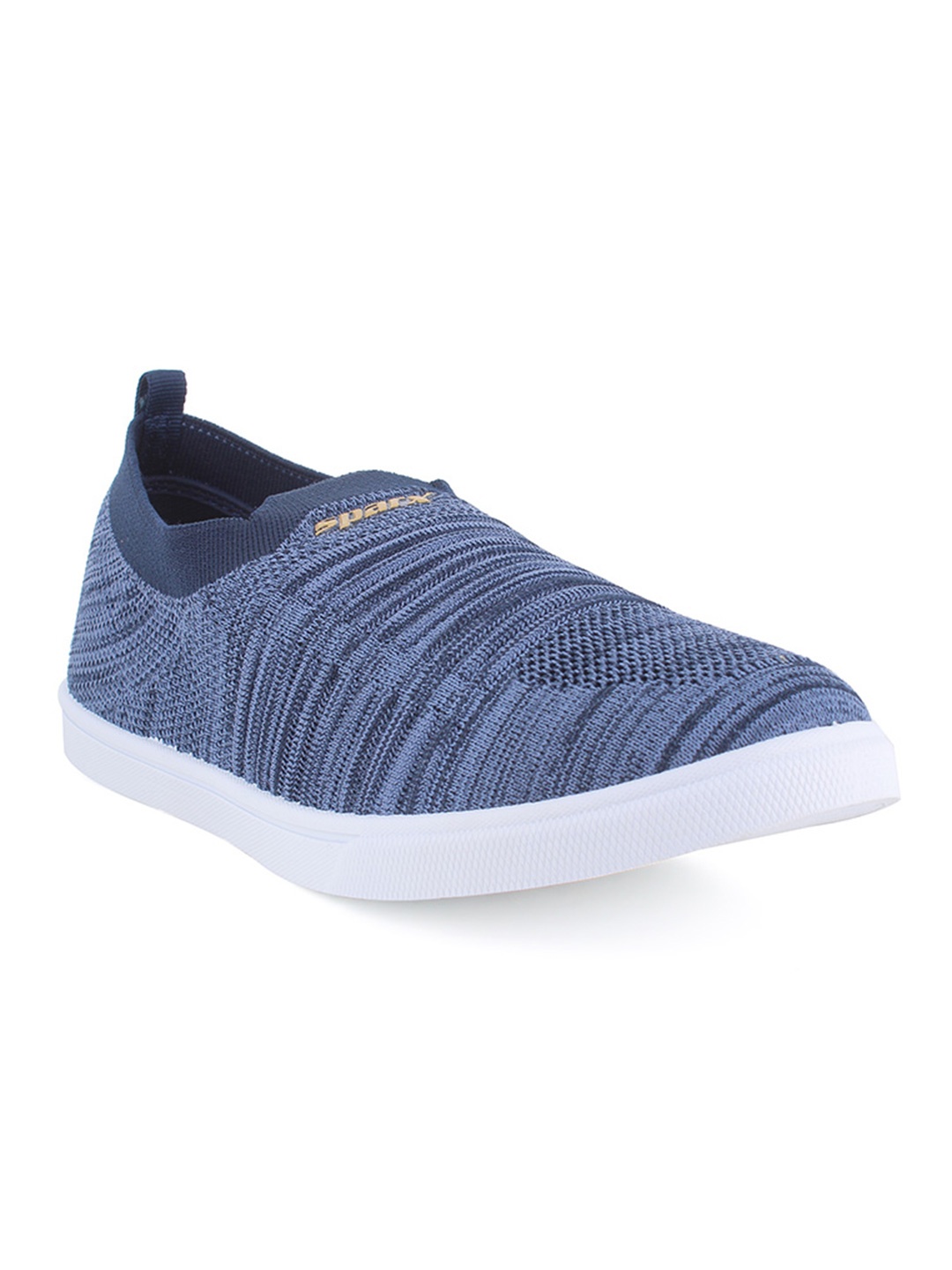 

Sparx Men Textured Slip-On Sneakers, Navy blue