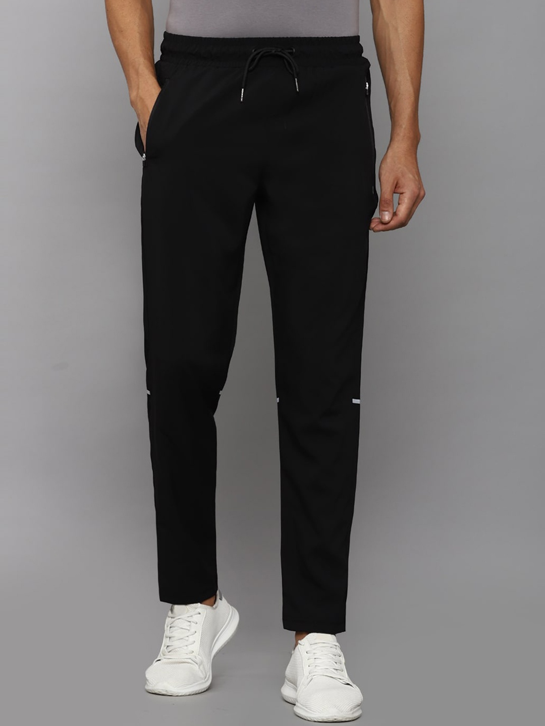 

Louis Philippe Men Slim-fit Track Pants, Black