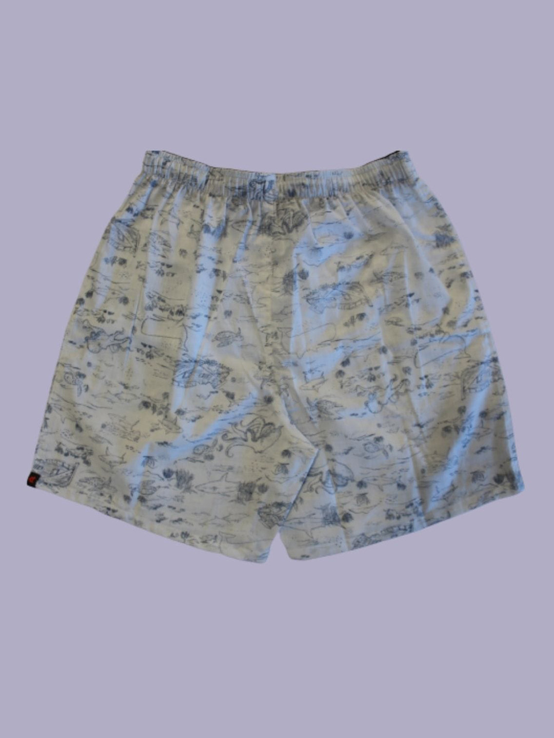 

Bareblow Conversational Printed Cotton Boxers BBBX189S, Off white