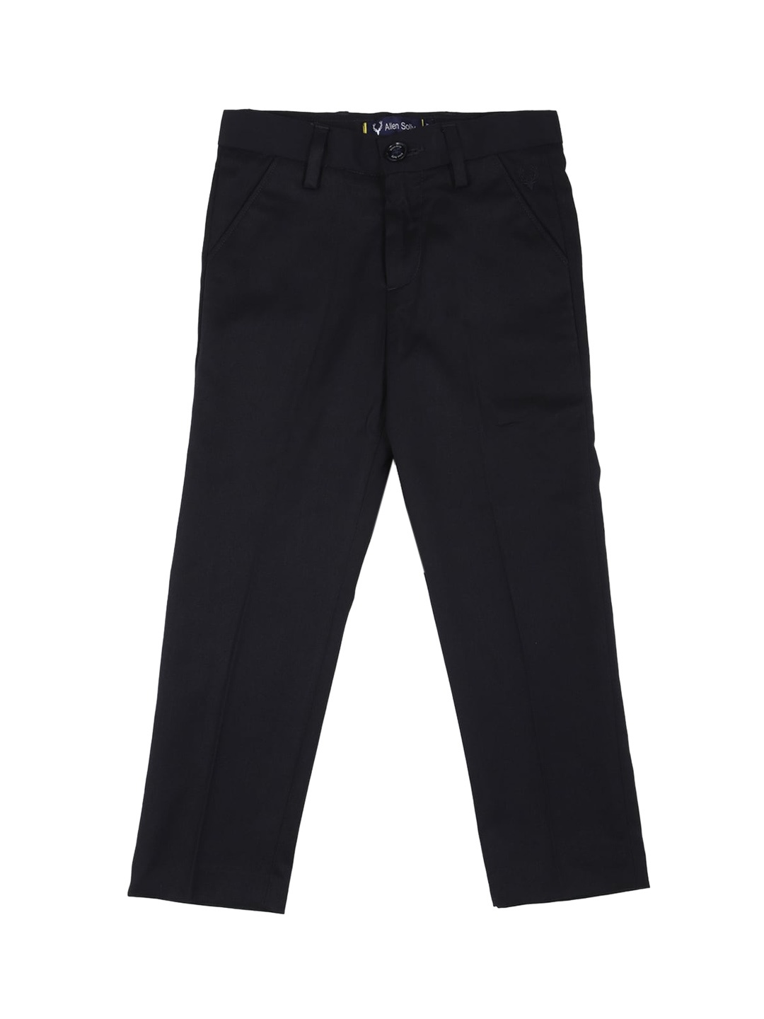 

Allen Solly Junior Boys Mid-Rise Cotton Slim Fit Trousers, Black