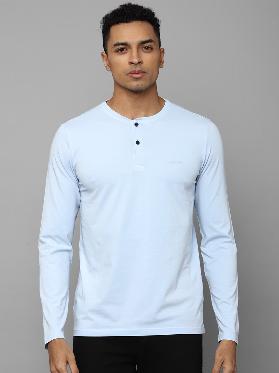 

Allen Solly Henley Neck T-shirt, Blue