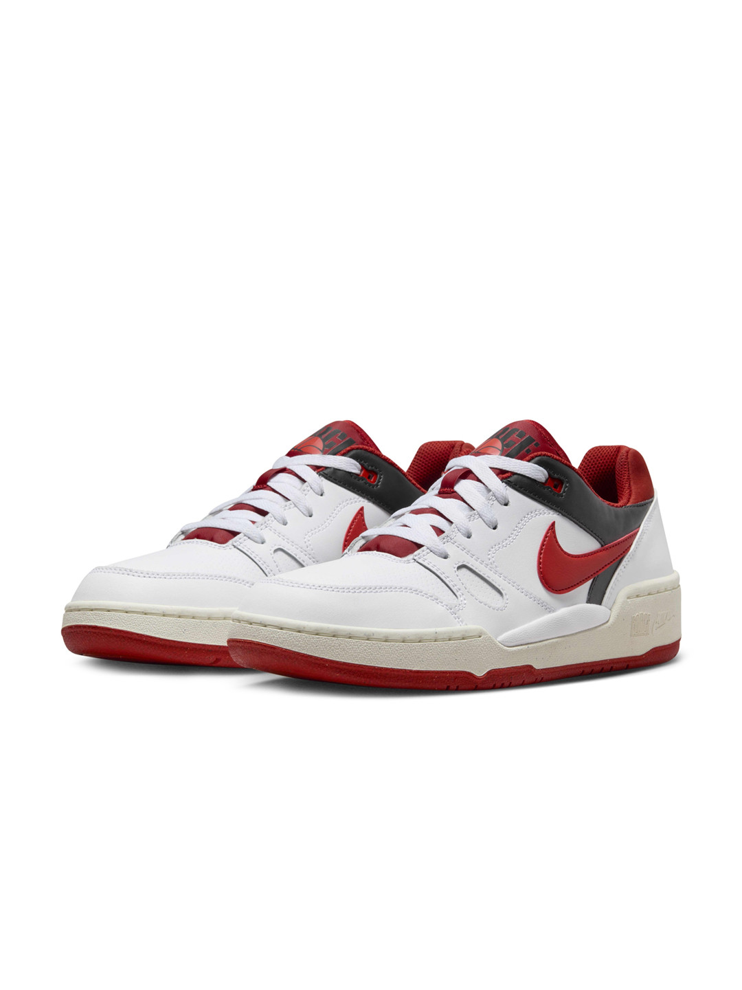 

Nike Men Full Force Low Colourblocked Sneakers, White