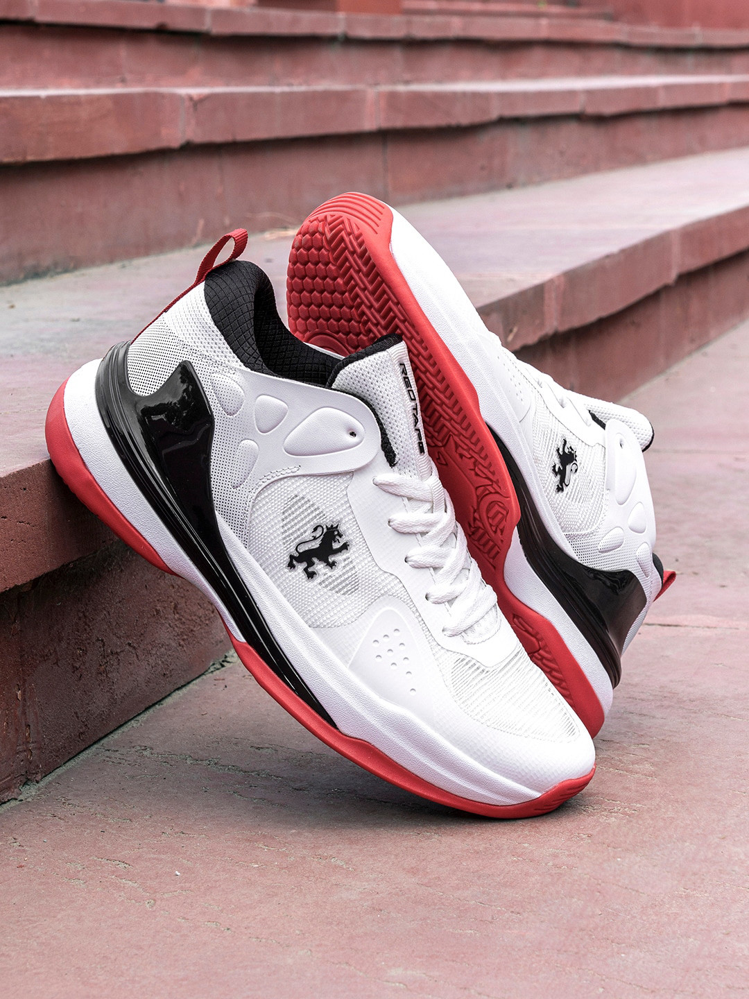 

Red Tape Men Colourblocked Mesh Comfort Insole Sneakers, White