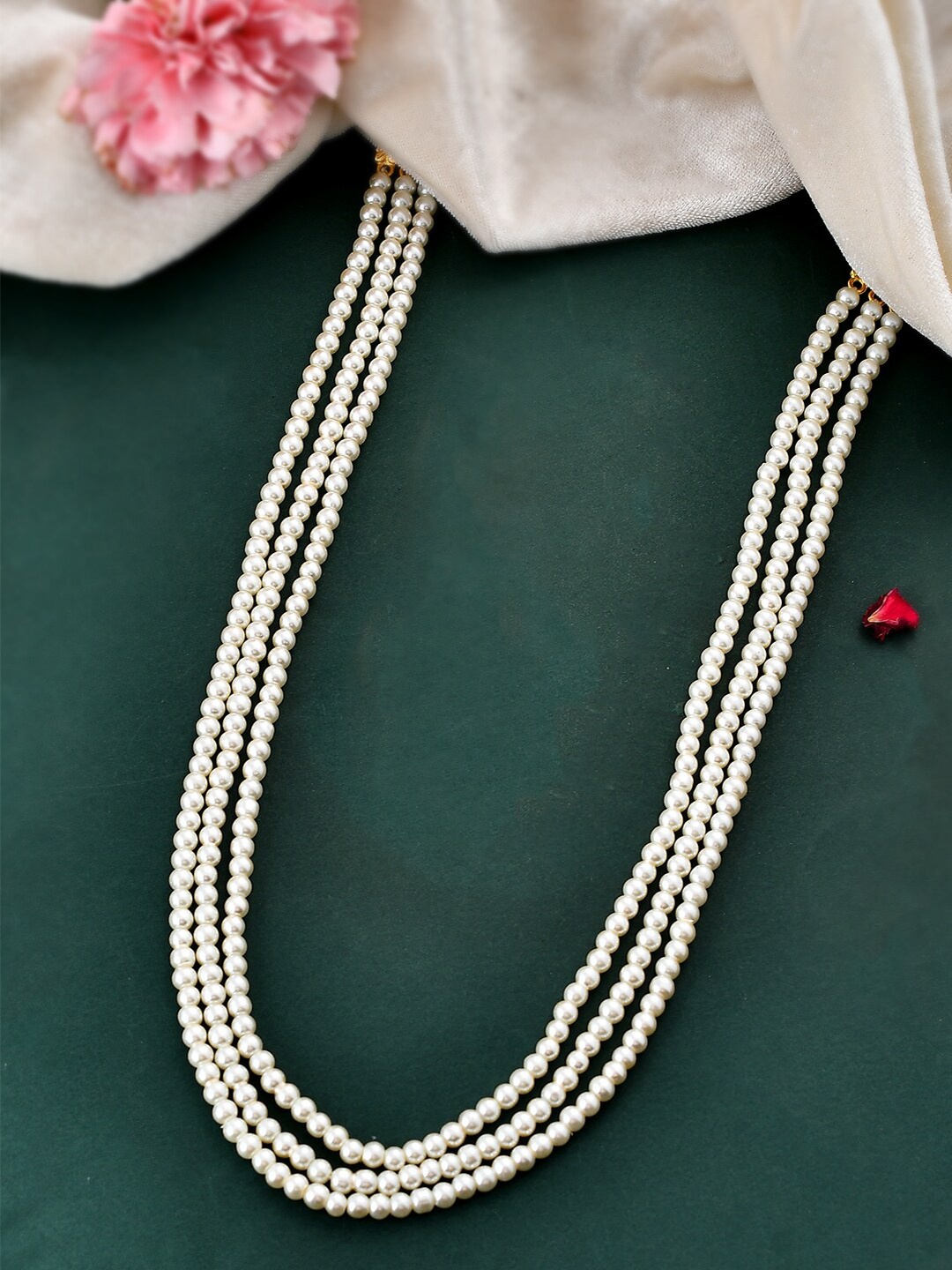 

Silvermerc Designs Brass Gold-Plated Layered Necklace