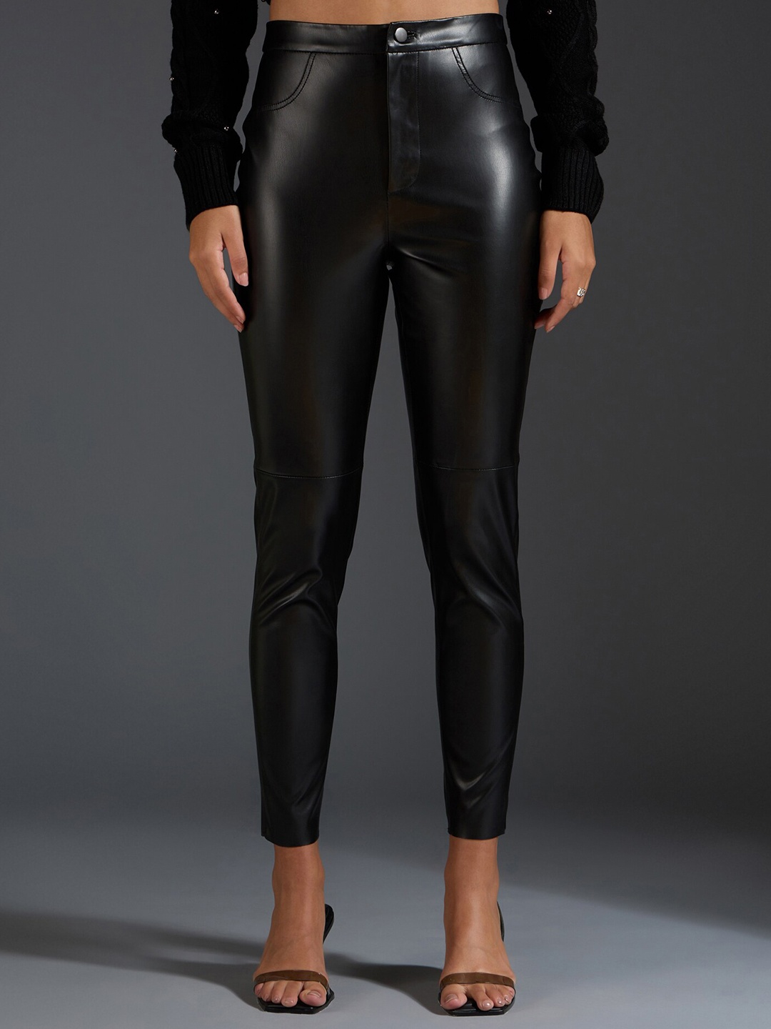 

20Dresses Women Mid-Rise Slim Fit Jeggings, Black