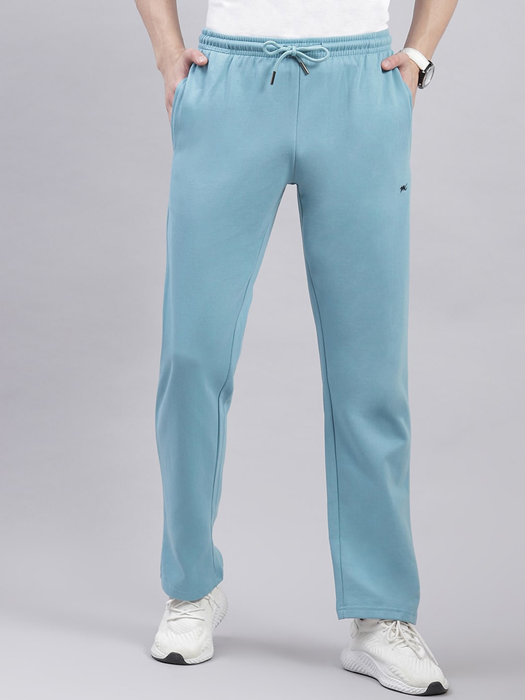 

Monte Carlo Men Mid-Rise Regular Fit Cotton Track Pant, Blue