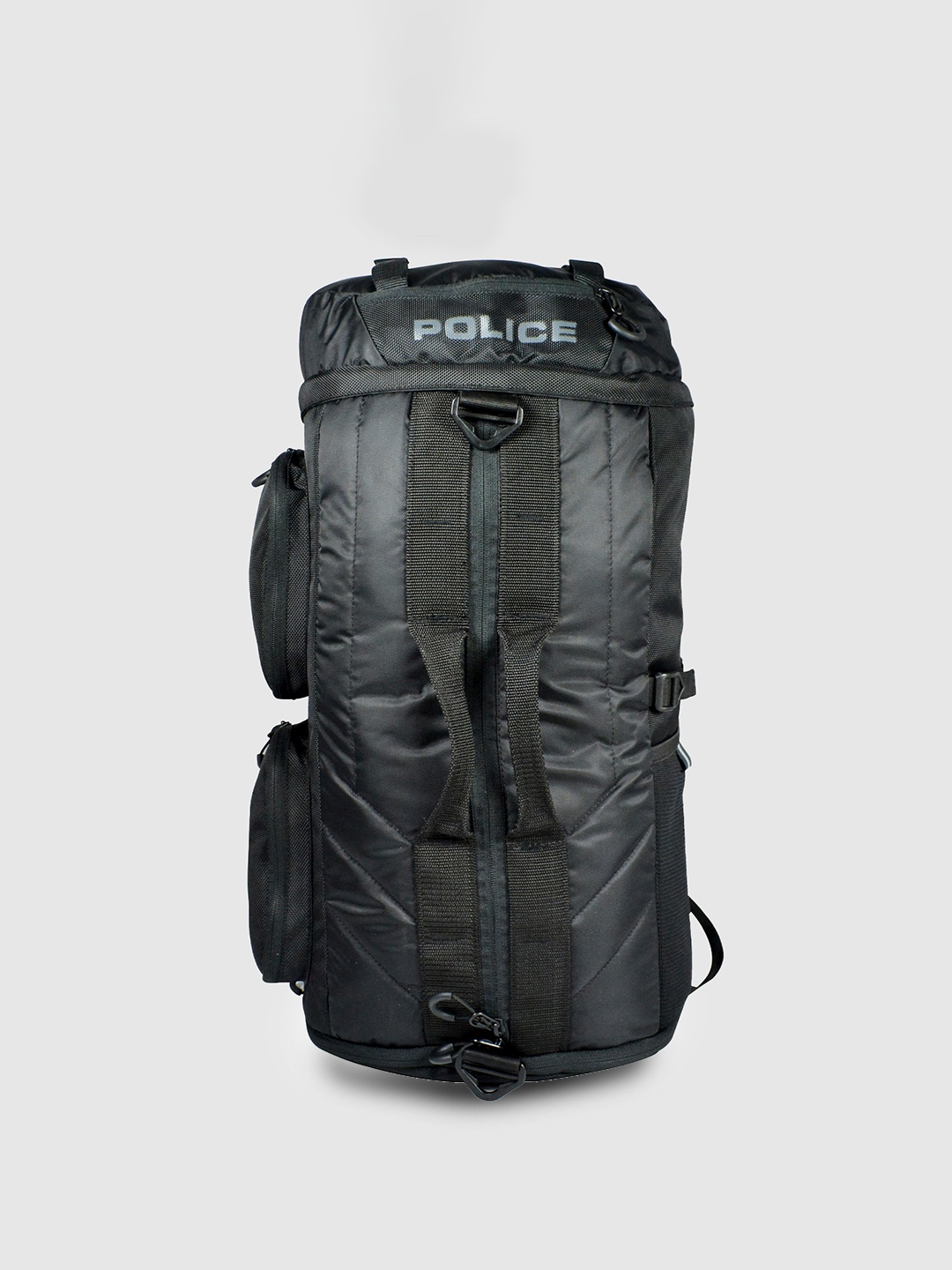 

Police Men Hedge Brand Logo Print Medium-Sized Rucksack With Shoe Pocket, Black
