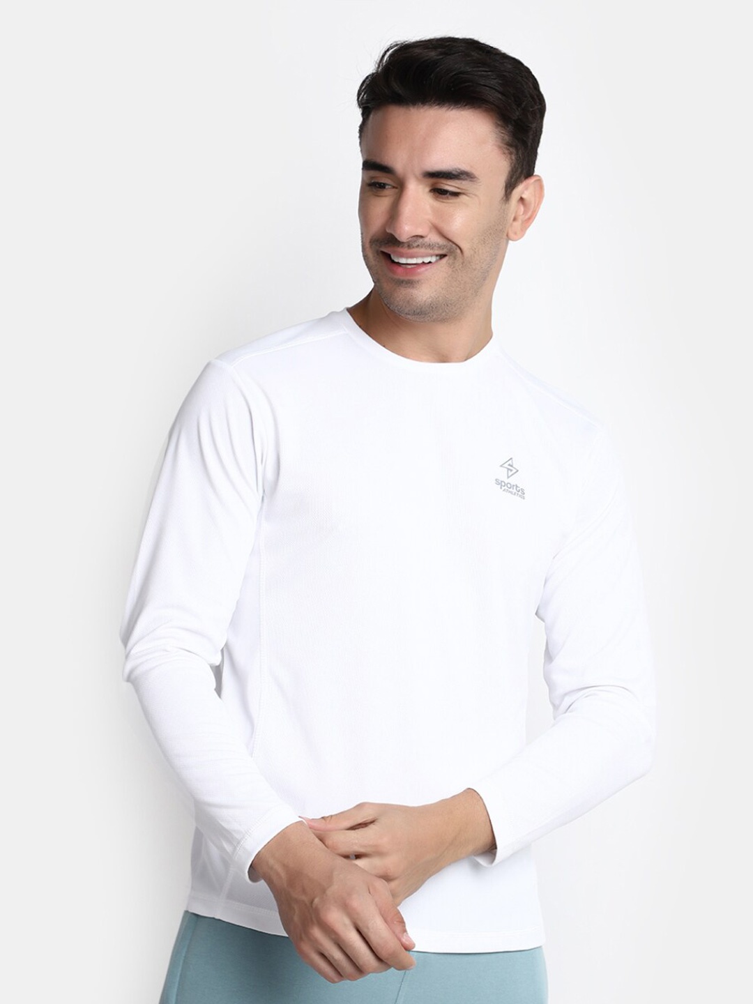 

V-Mart Slim Fit Round Neck T-shirt, White