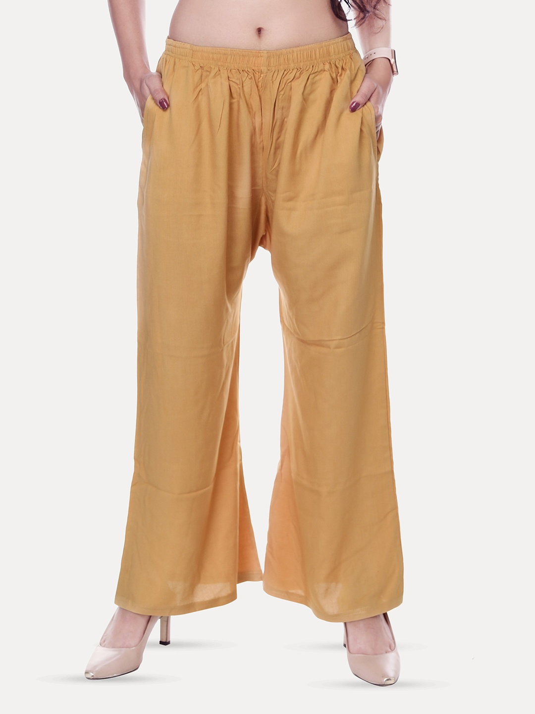 

Comfy Pro Straight Palazzos, Beige