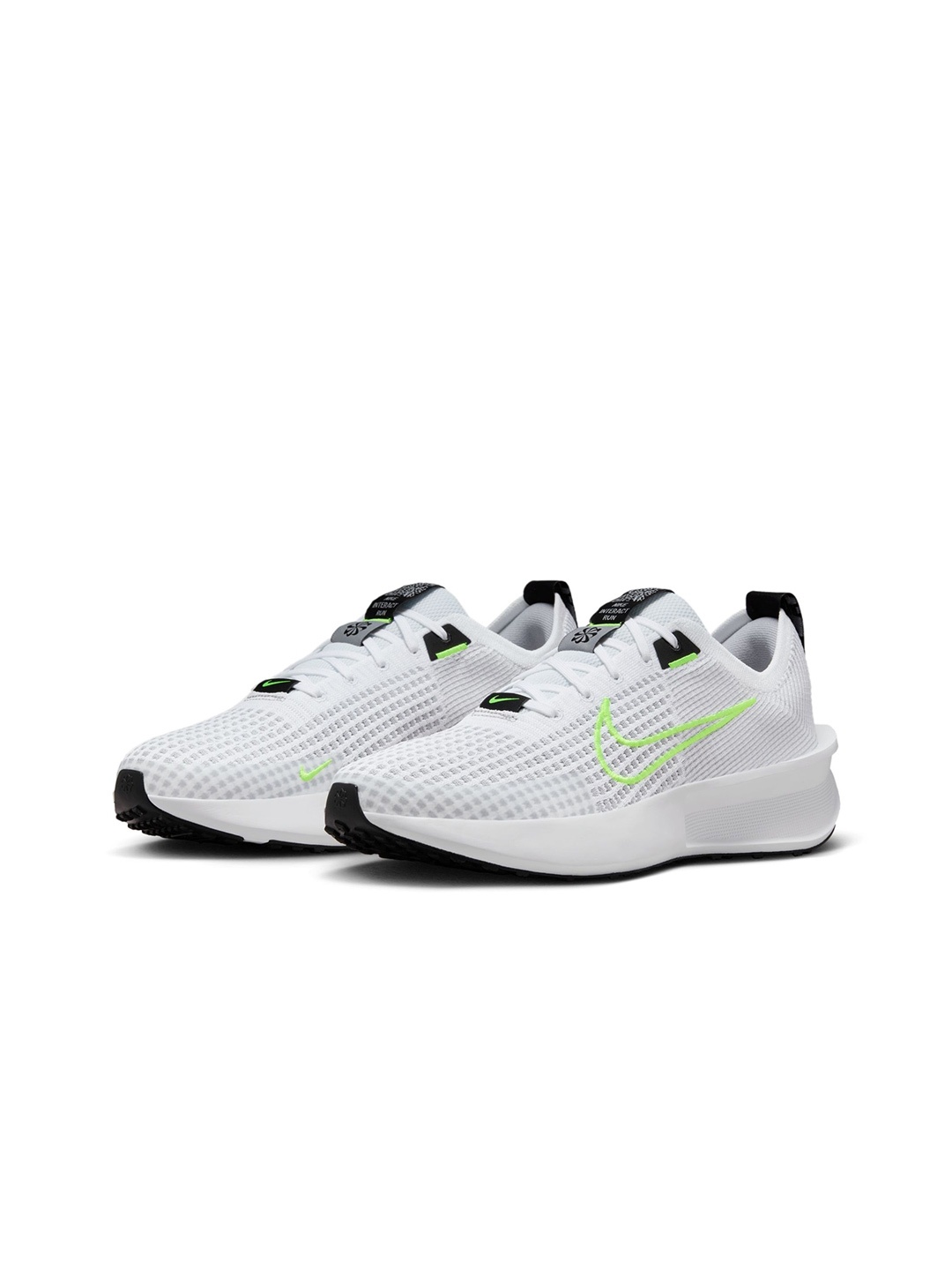 

Nike Men Interact Run Textured Road Running Shoes, White