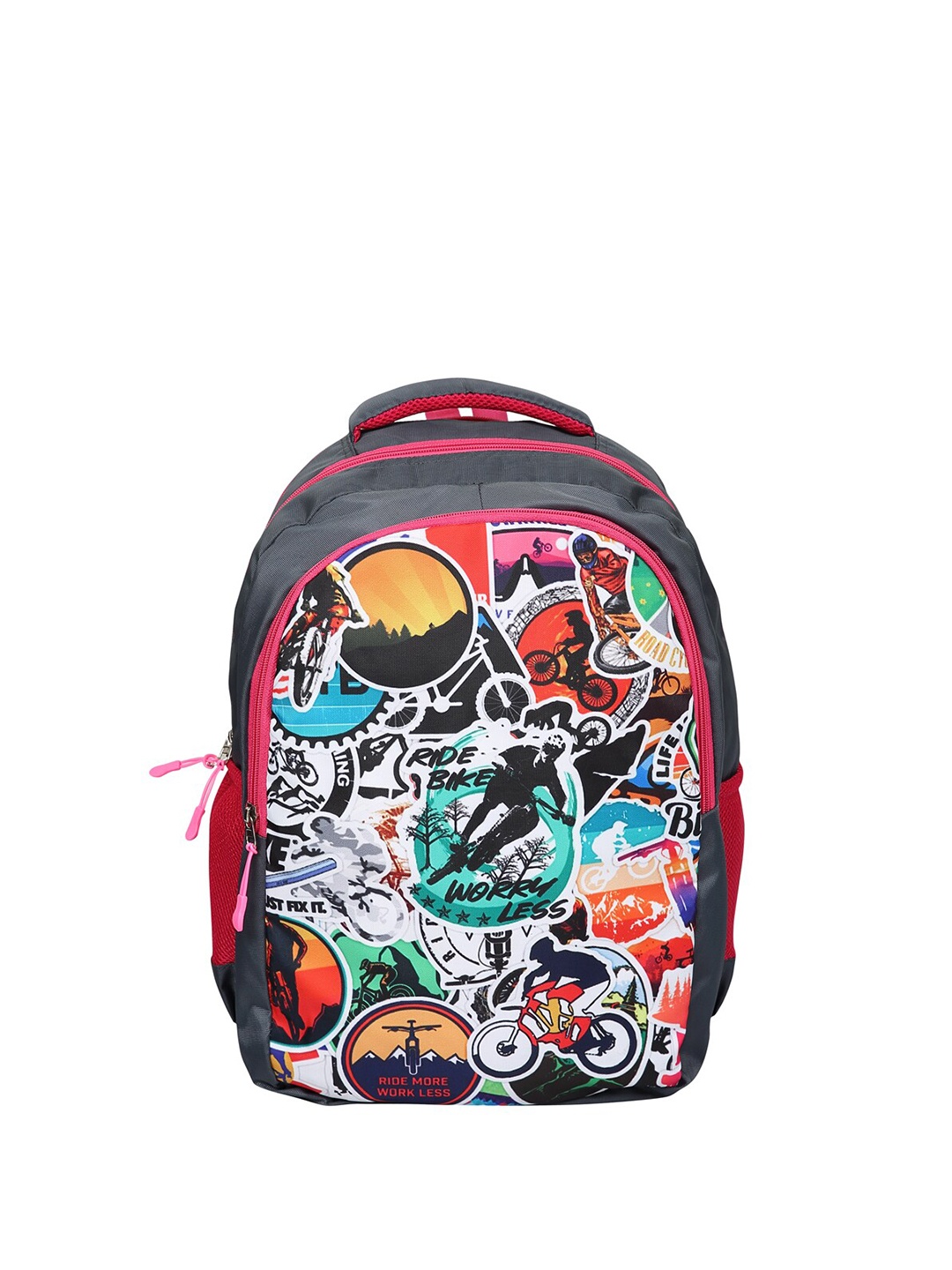 

Polo Class Unisex Graphic Printed Backpack, Grey
